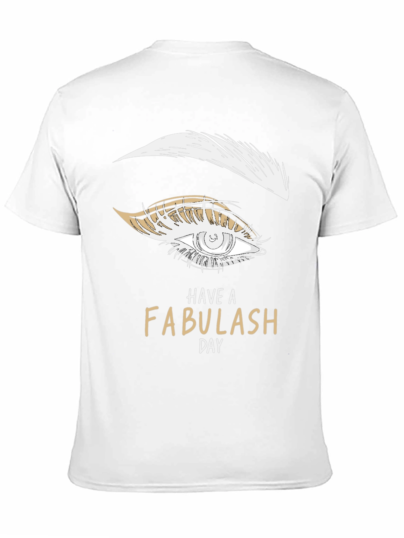 Fabulash Day Tee - Stylish Eye Graphic T-Shirt