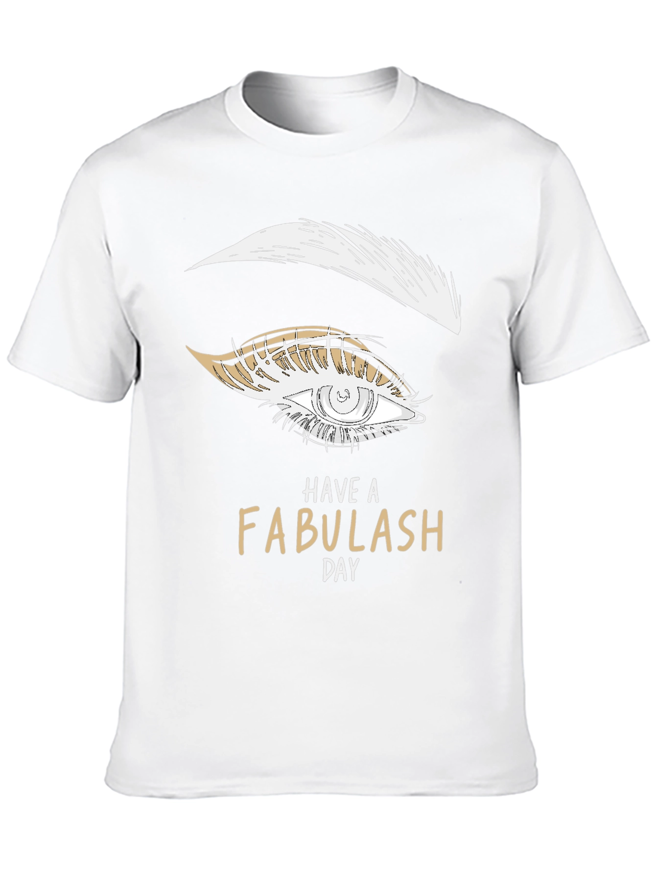 Fabulash Day Tee - Stylish Eye Graphic T-Shirt