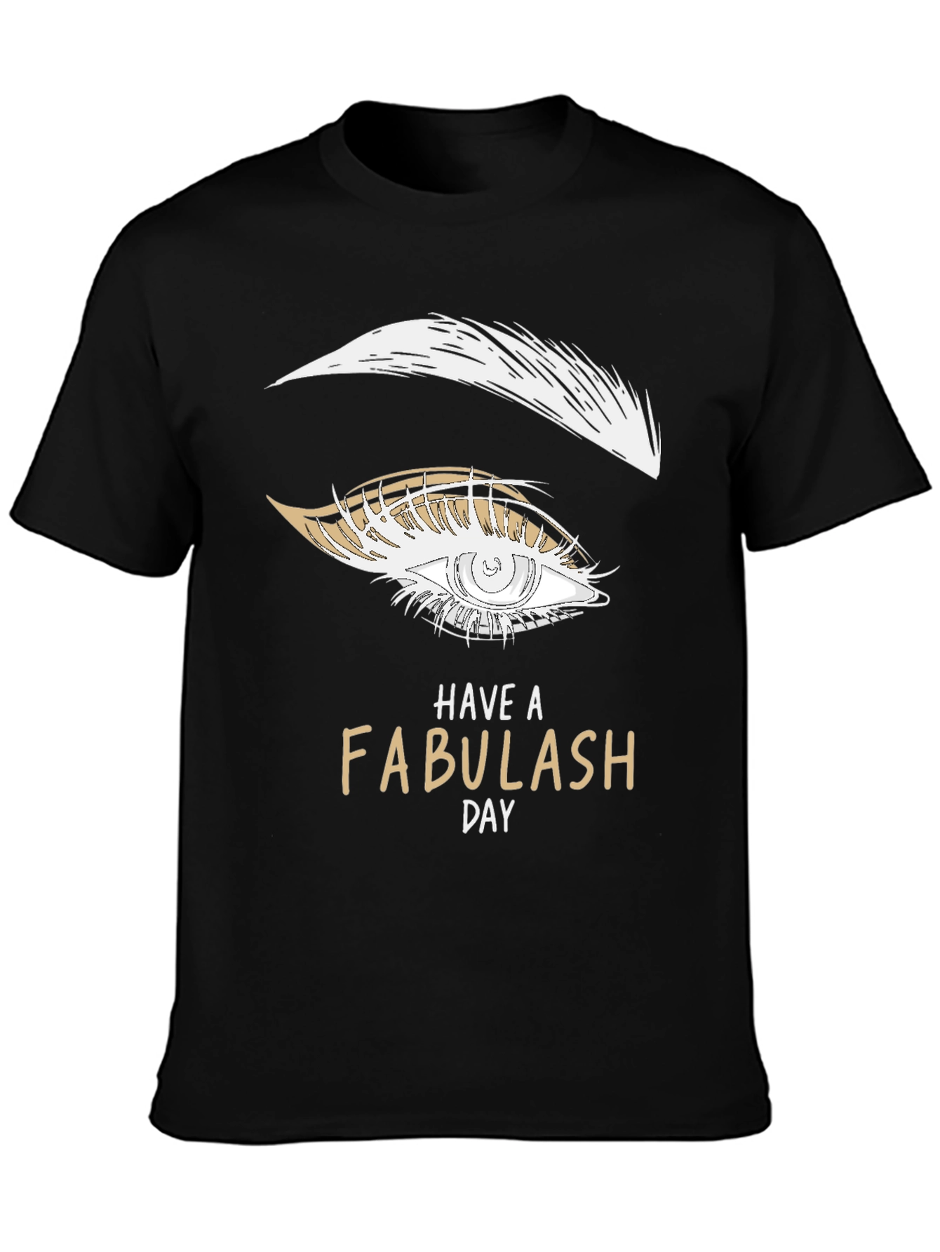 Fabulash Day Tee - Stylish Eye Graphic T-Shirt