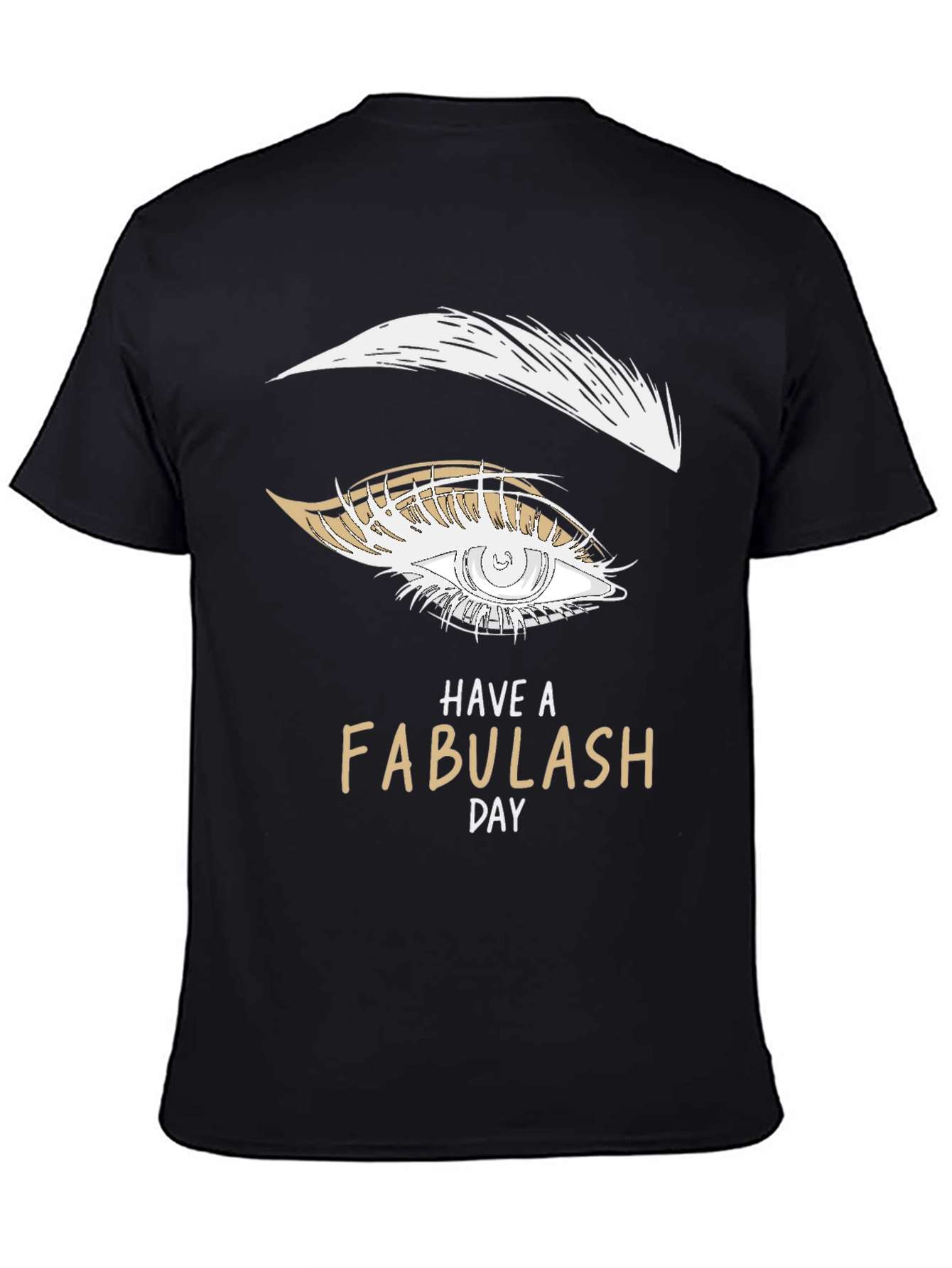 Fabulash Day Tee - Stylish Eye Graphic T-Shirt