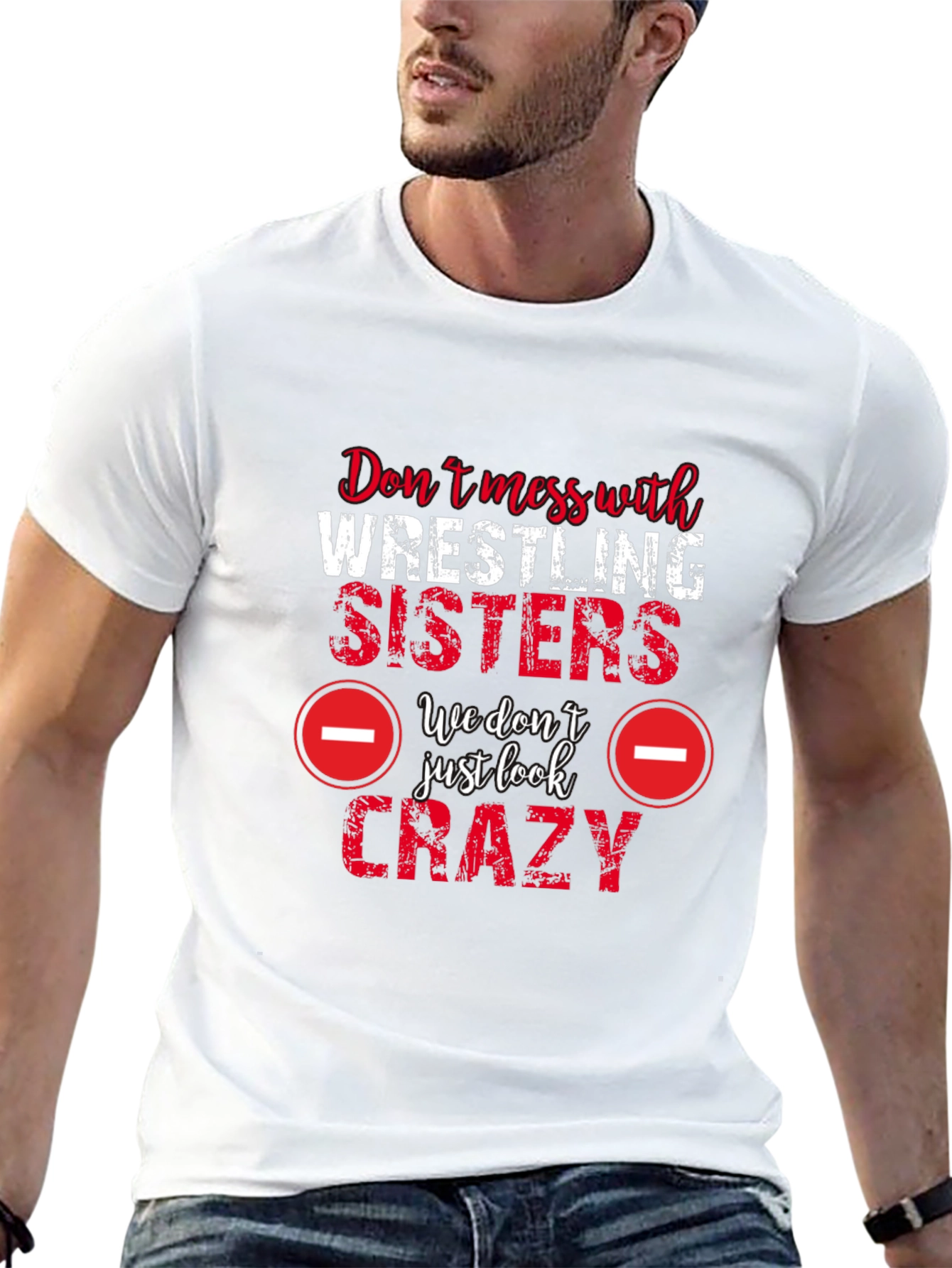 Wrestling Sisters Crazy Graphic Tee