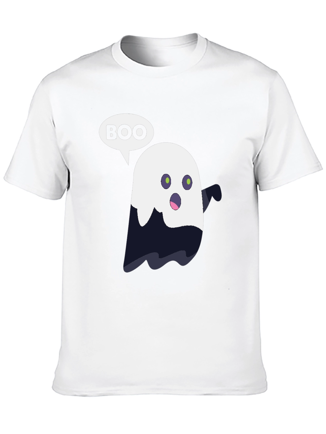 Boo Ghost Graphic T-Shirt - Halloween Spooky Season Tee