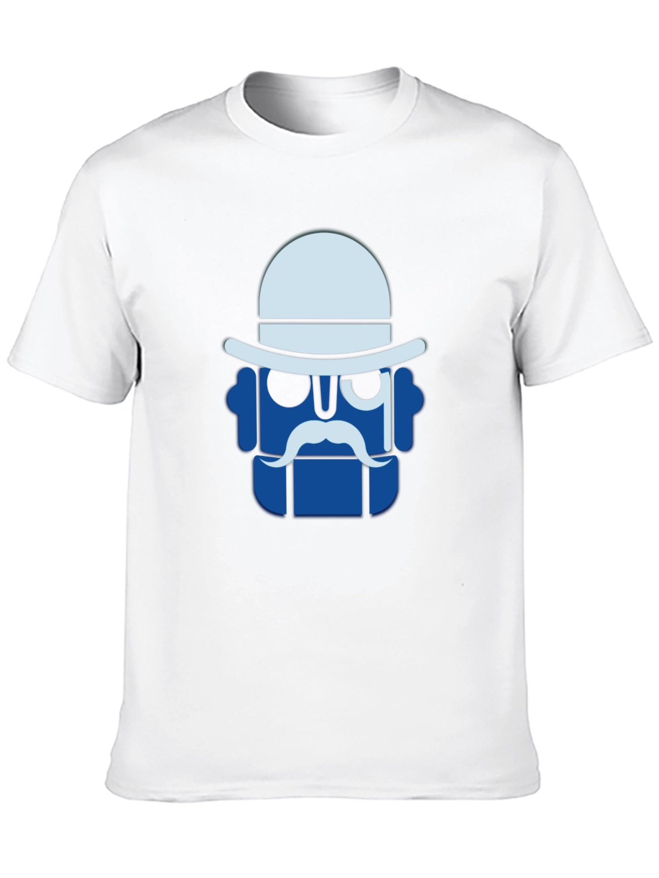 Dapper Robot Graphic Tee - Black Cotton T-Shirt
