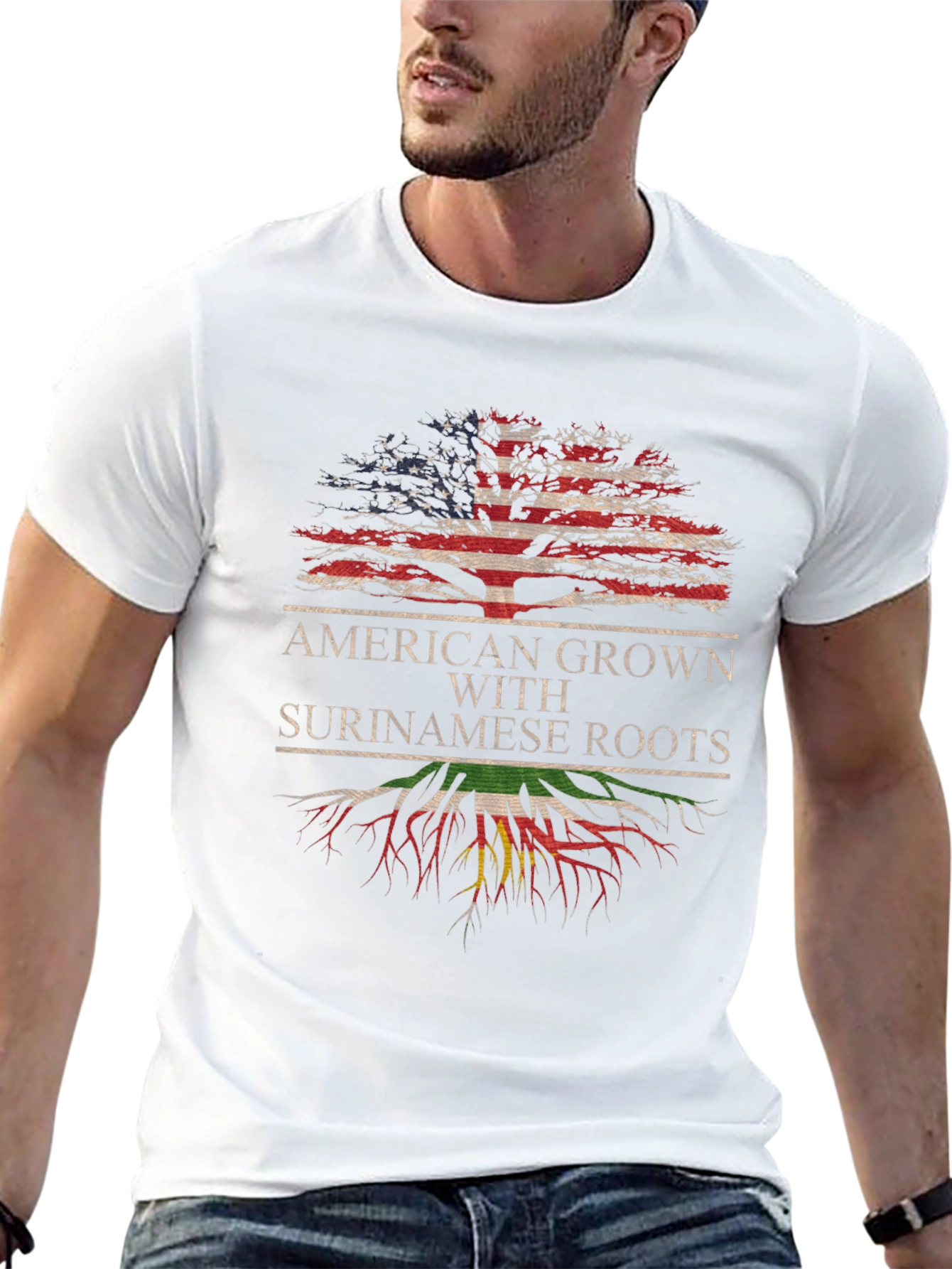 American Grown with Surinamese Roots T-Shirt