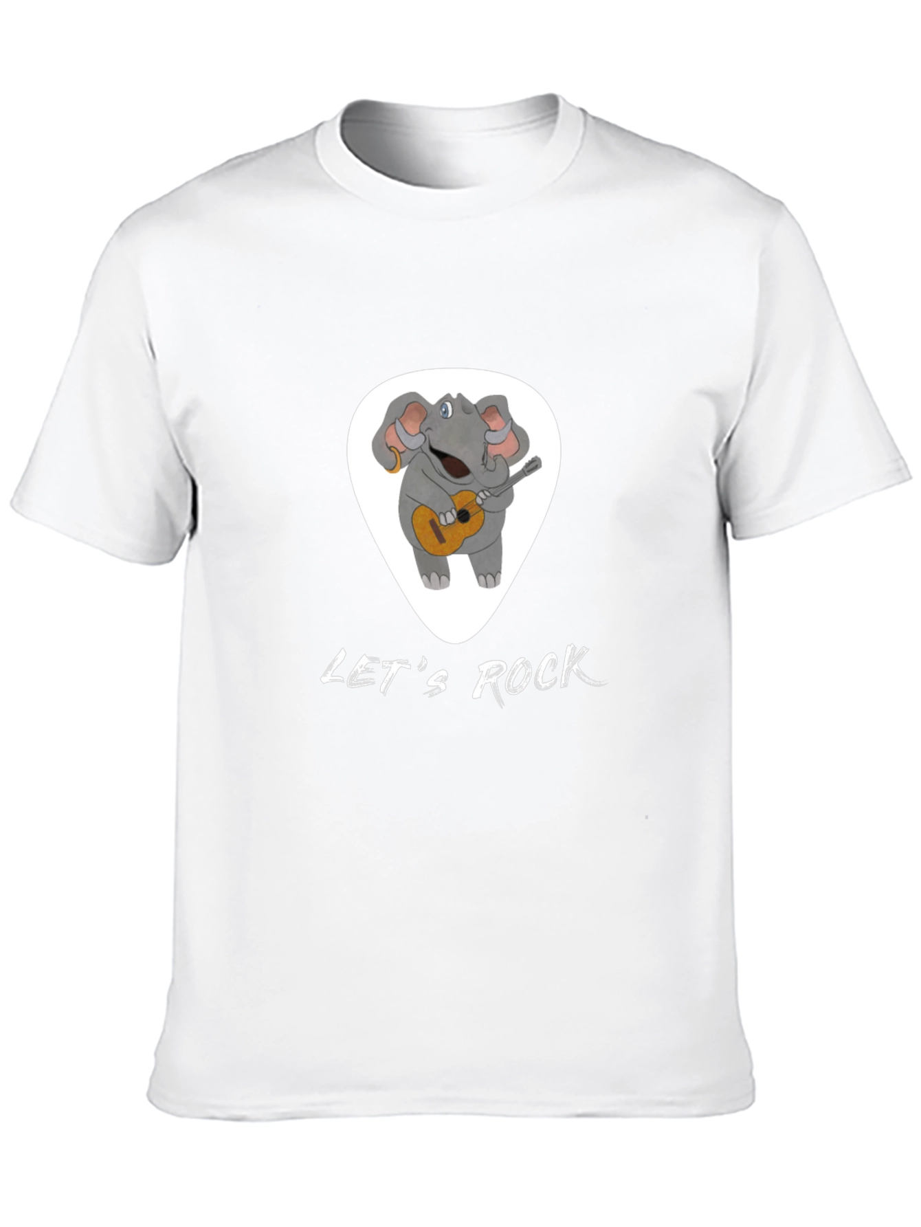 Lets Rock Elephant Graphic T-Shirt