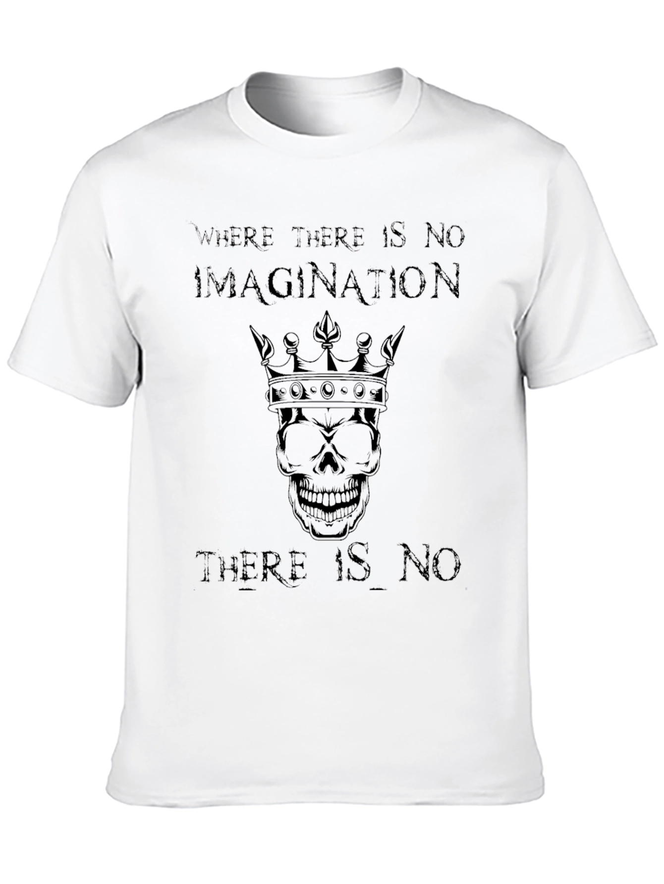 Skull King Imagination Graphic Tee - Black