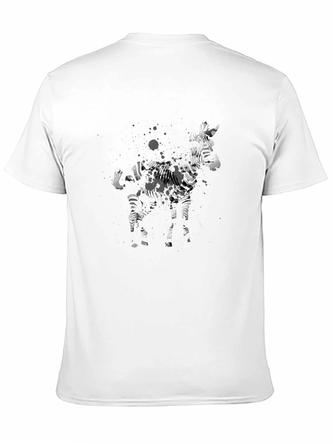 Abstract Zebra Graphic T-Shirt