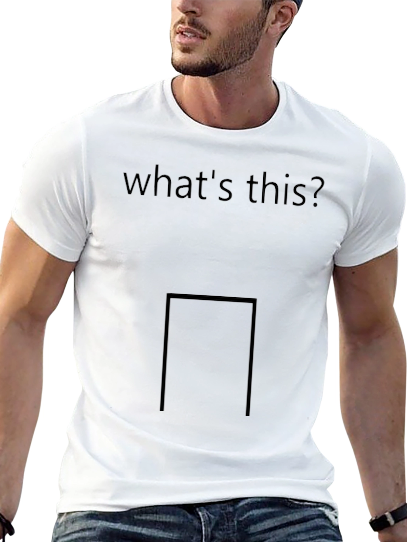 Mens Whats This? Graphic T-Shirt - Black