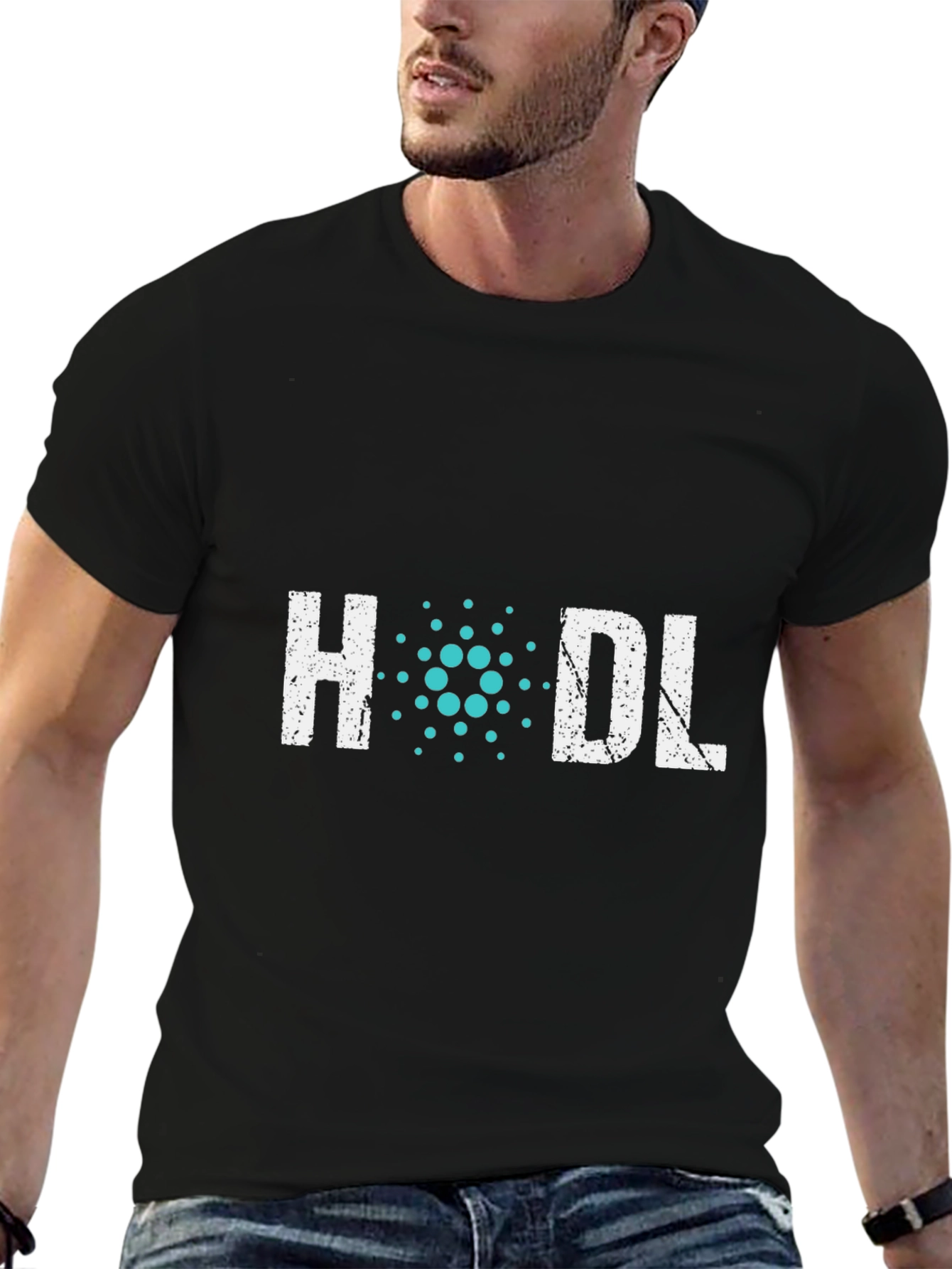 HODL Cardano Crypto T-Shirt - Black