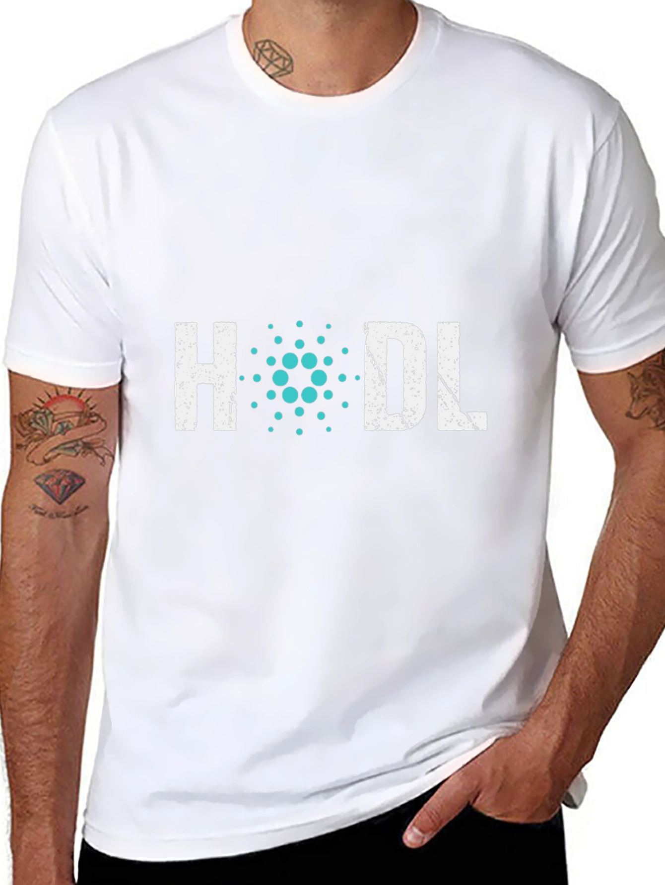 HODL Cardano Crypto T-Shirt - Black