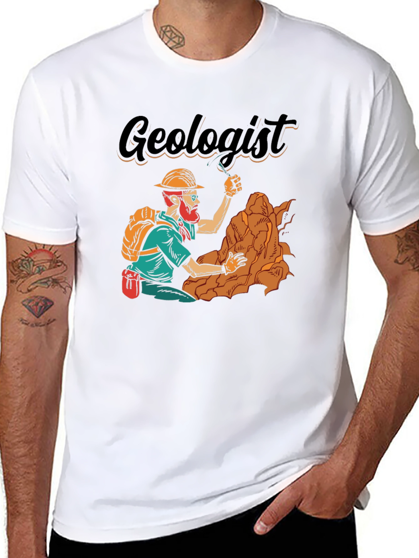 Geologist Graphic Tee - Rock On!