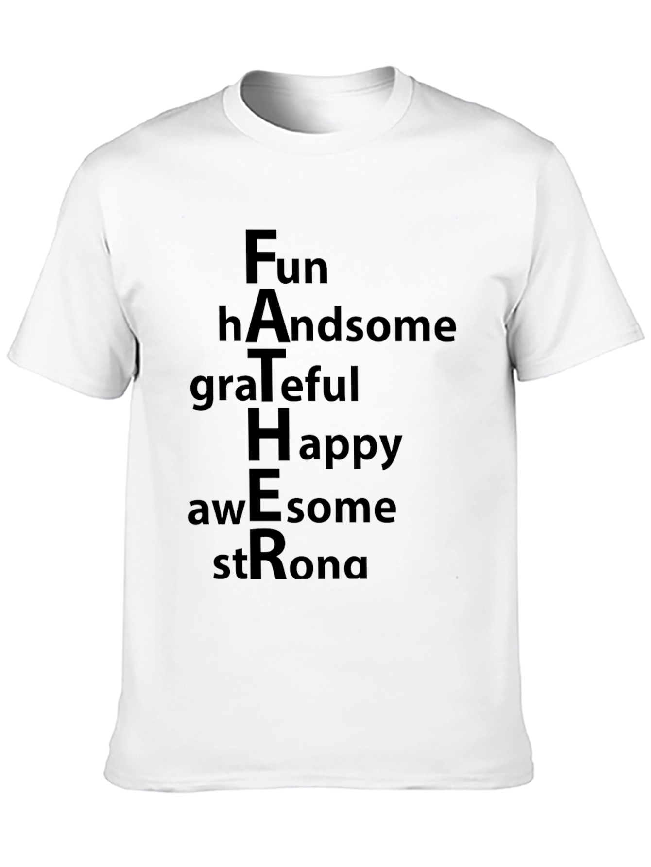 Father Fun Handsome T-Shirt - Mens Graphic Tee