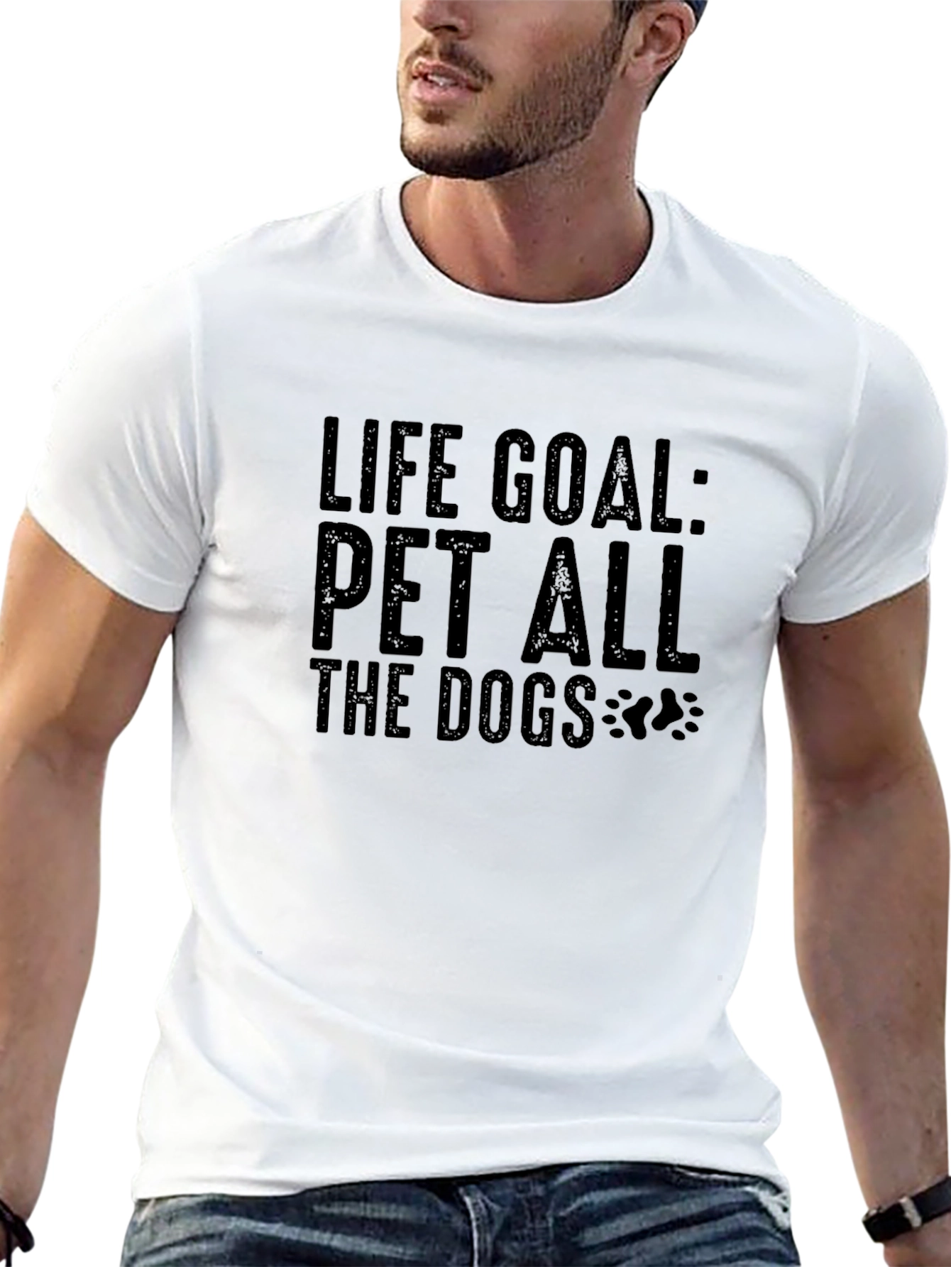 Pet All The Dogs Graphic T-Shirt