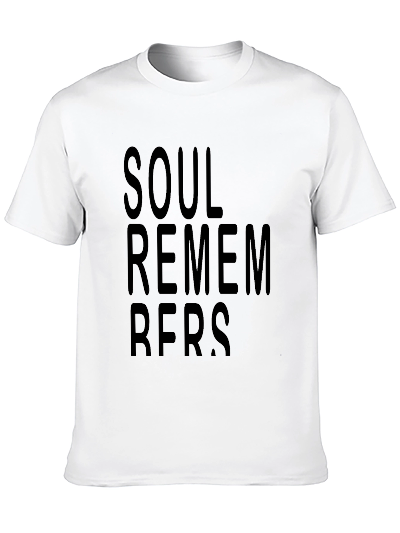 Soul Remembers Black Graphic Tee