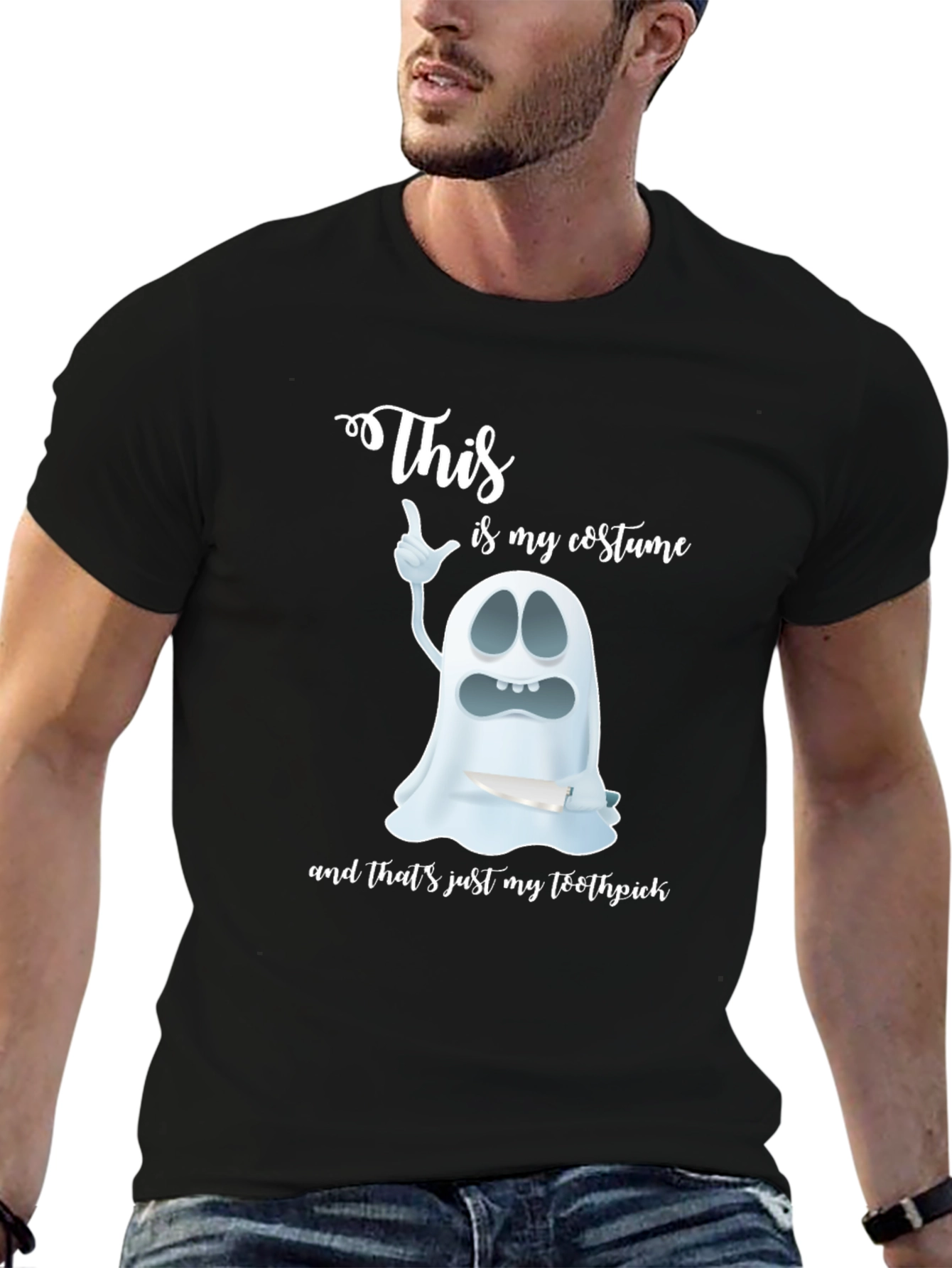 Funny Halloween Costume Ghost T-Shirt