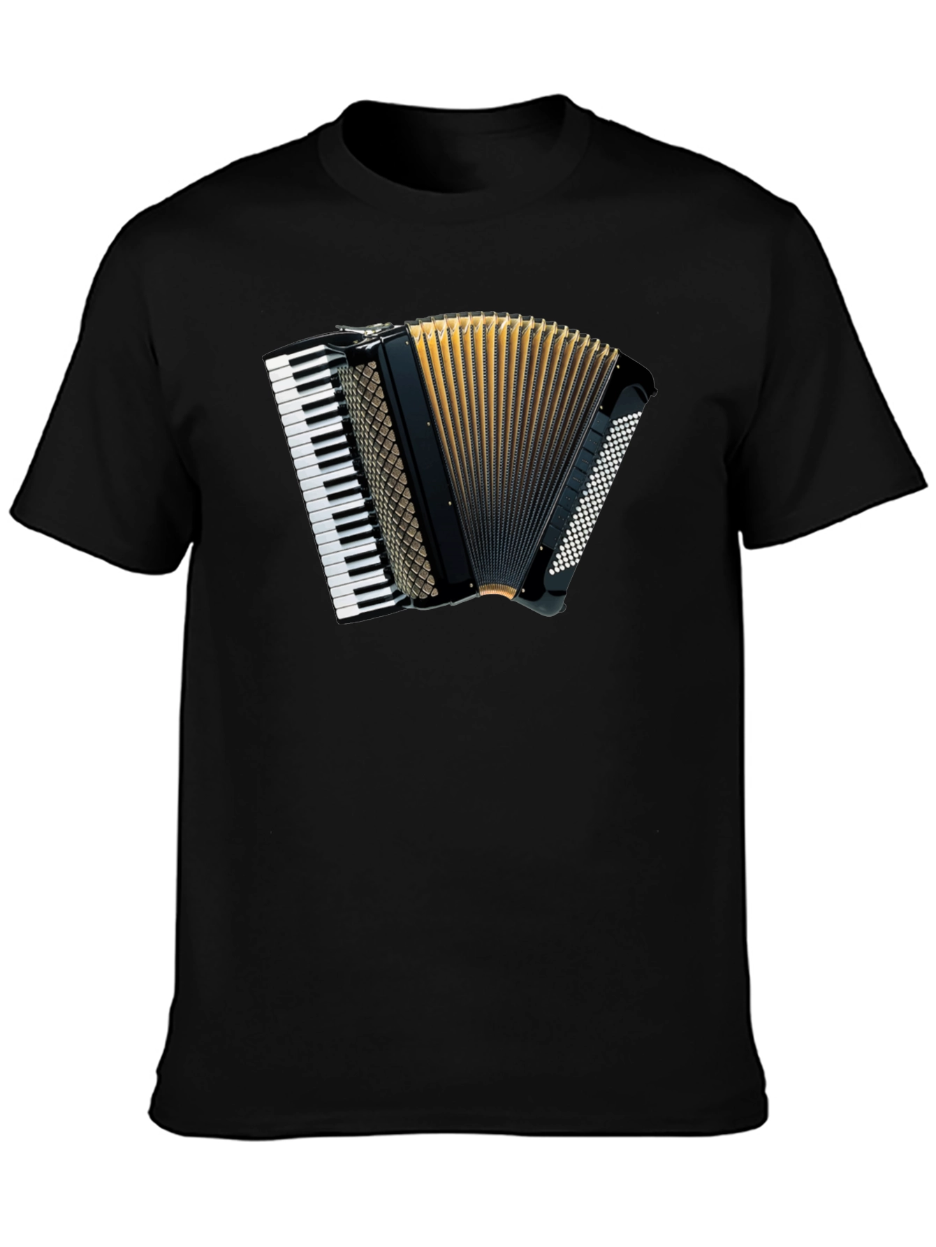 Accordion Graphic Tee - Musical Shirt
