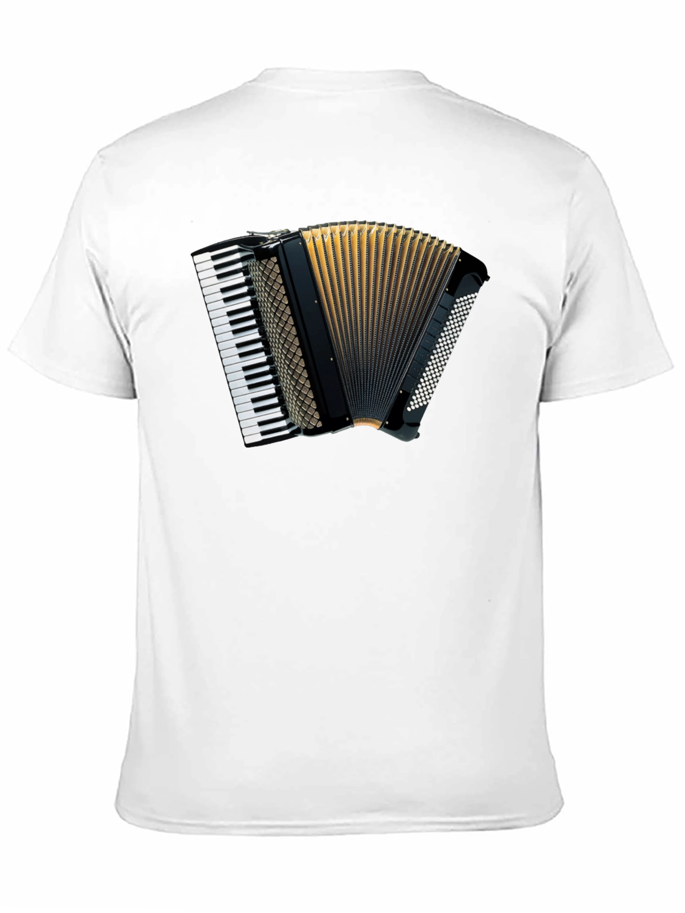 Accordion Graphic Tee - Musical Shirt