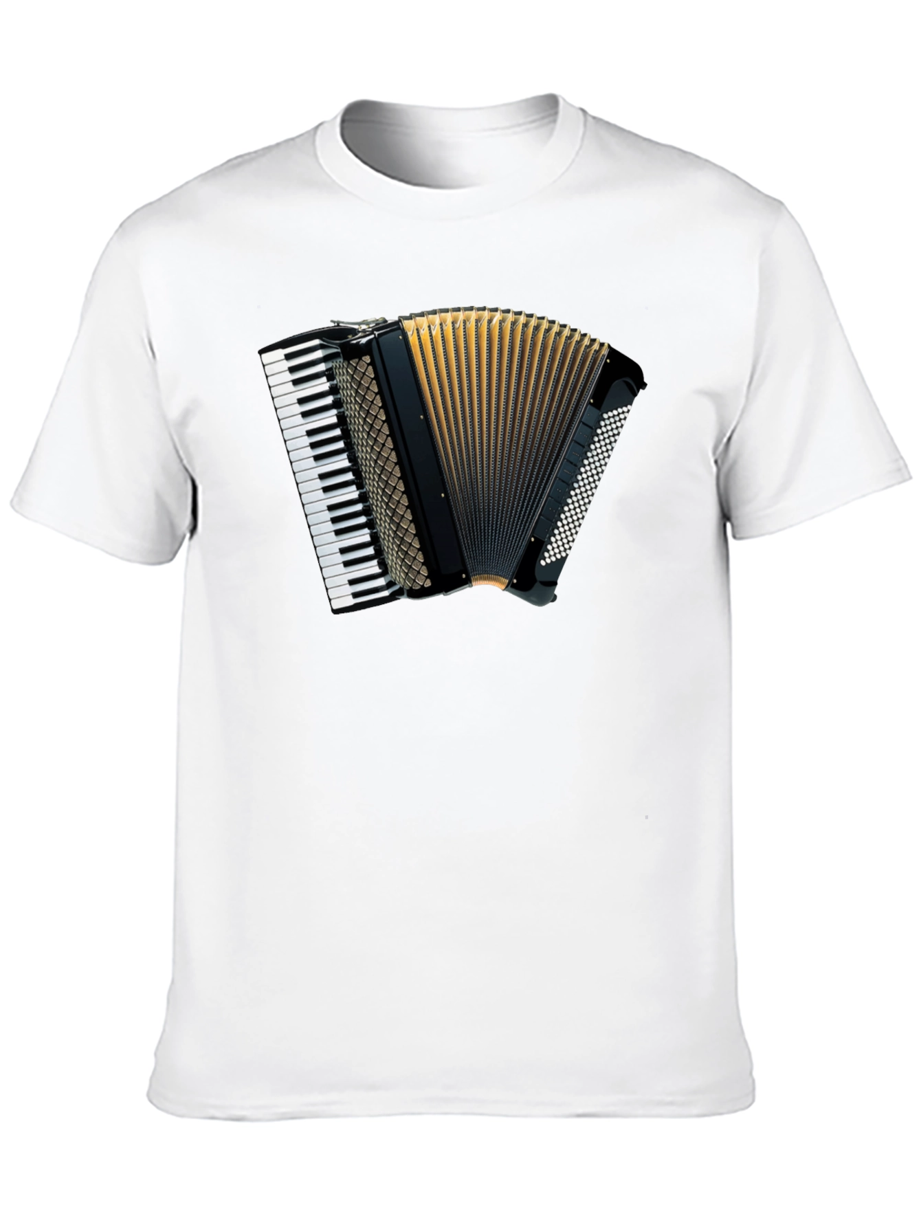 Accordion Graphic Tee - Musical Shirt