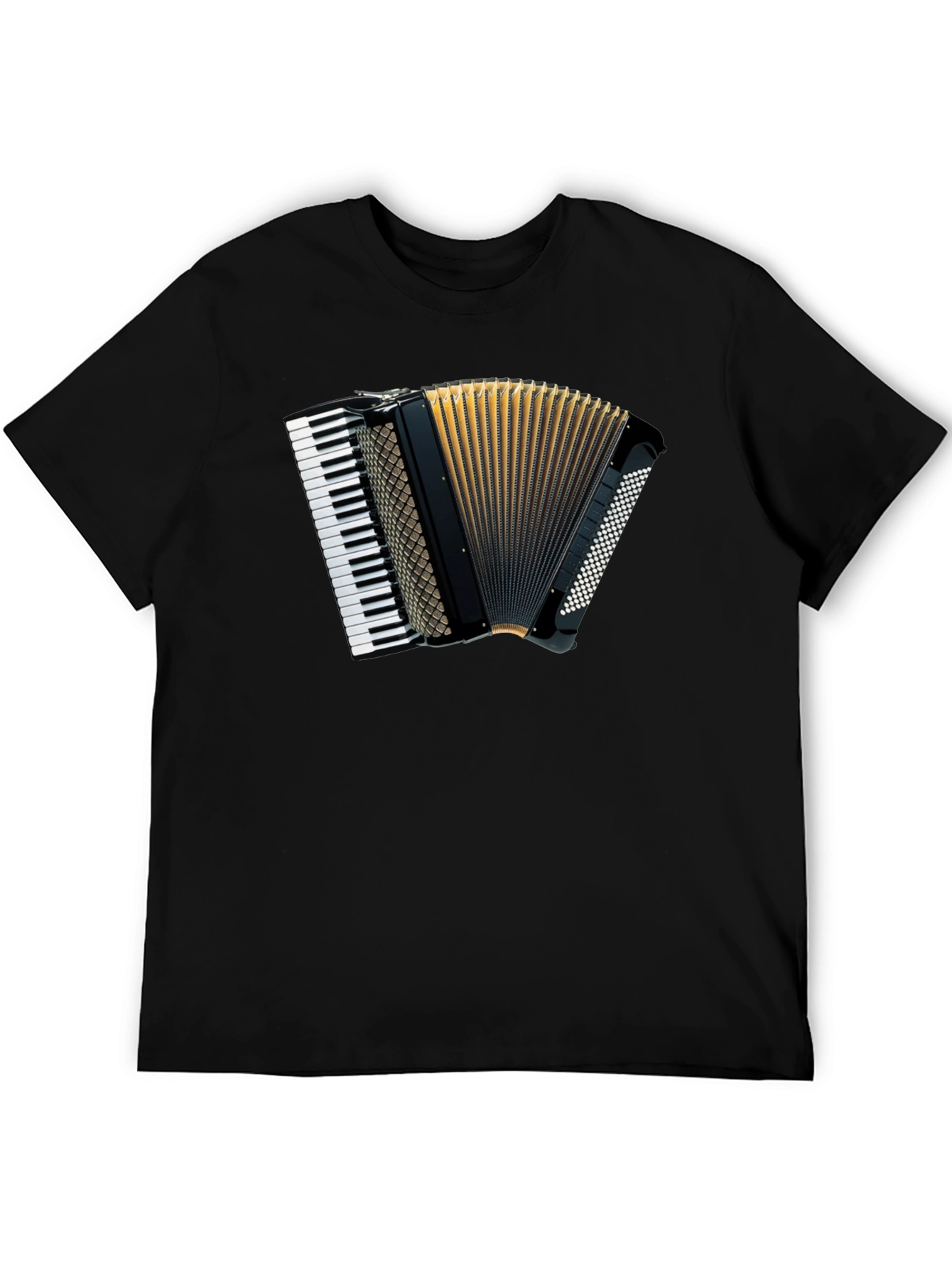 Accordion Graphic Tee - Musical Shirt