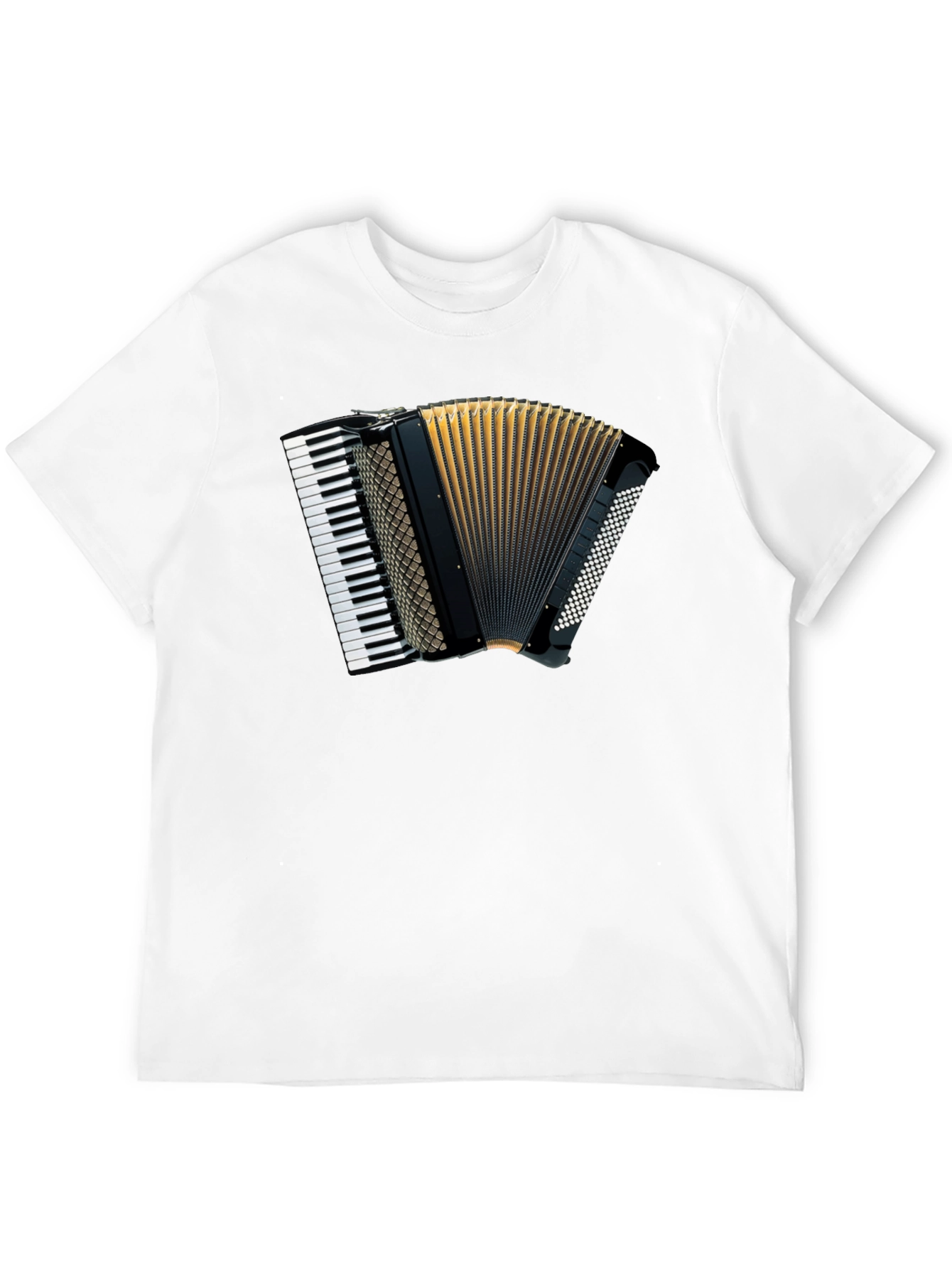 Accordion Graphic Tee - Musical Shirt