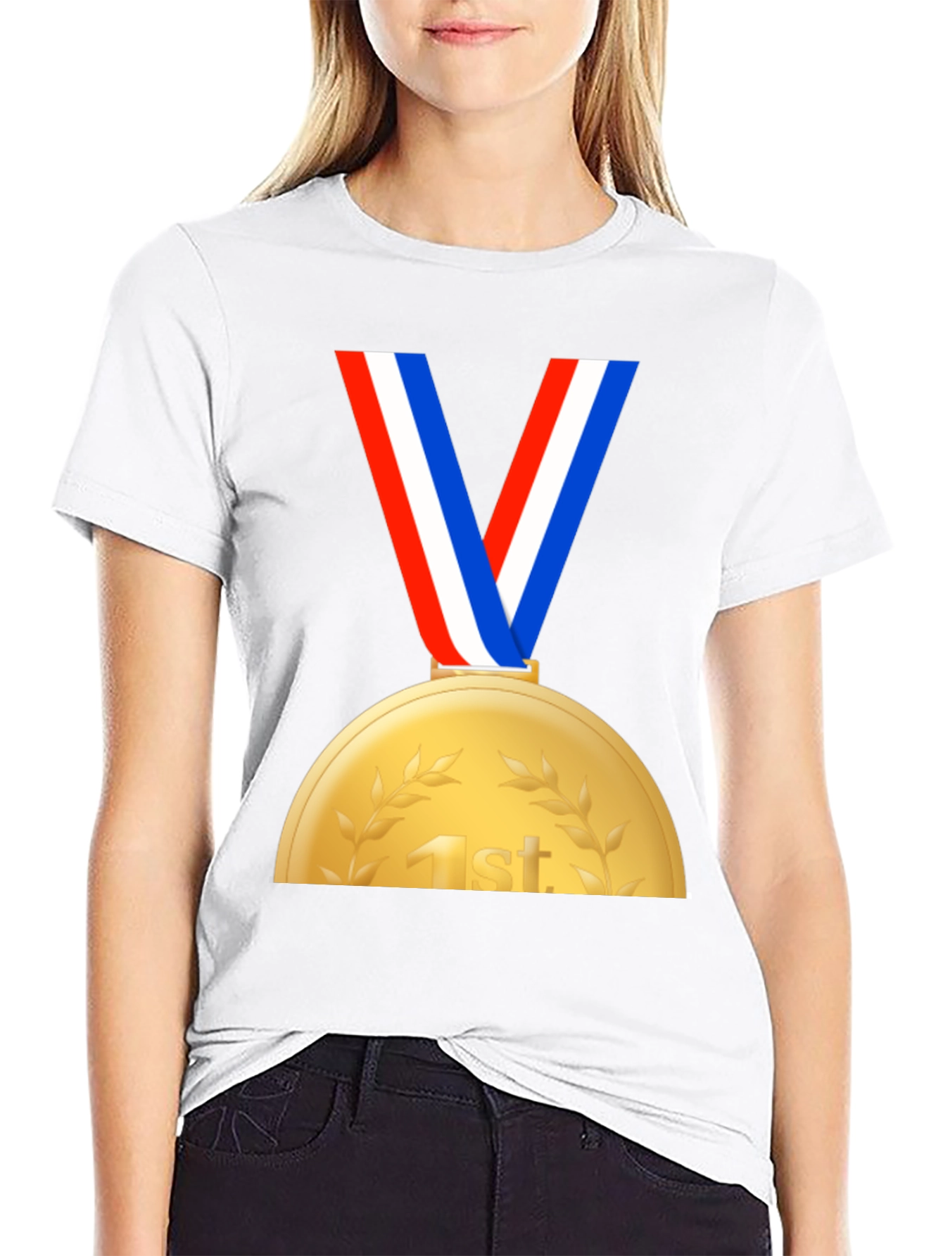 1st Place Medal Graphic Tee - Winners Style
