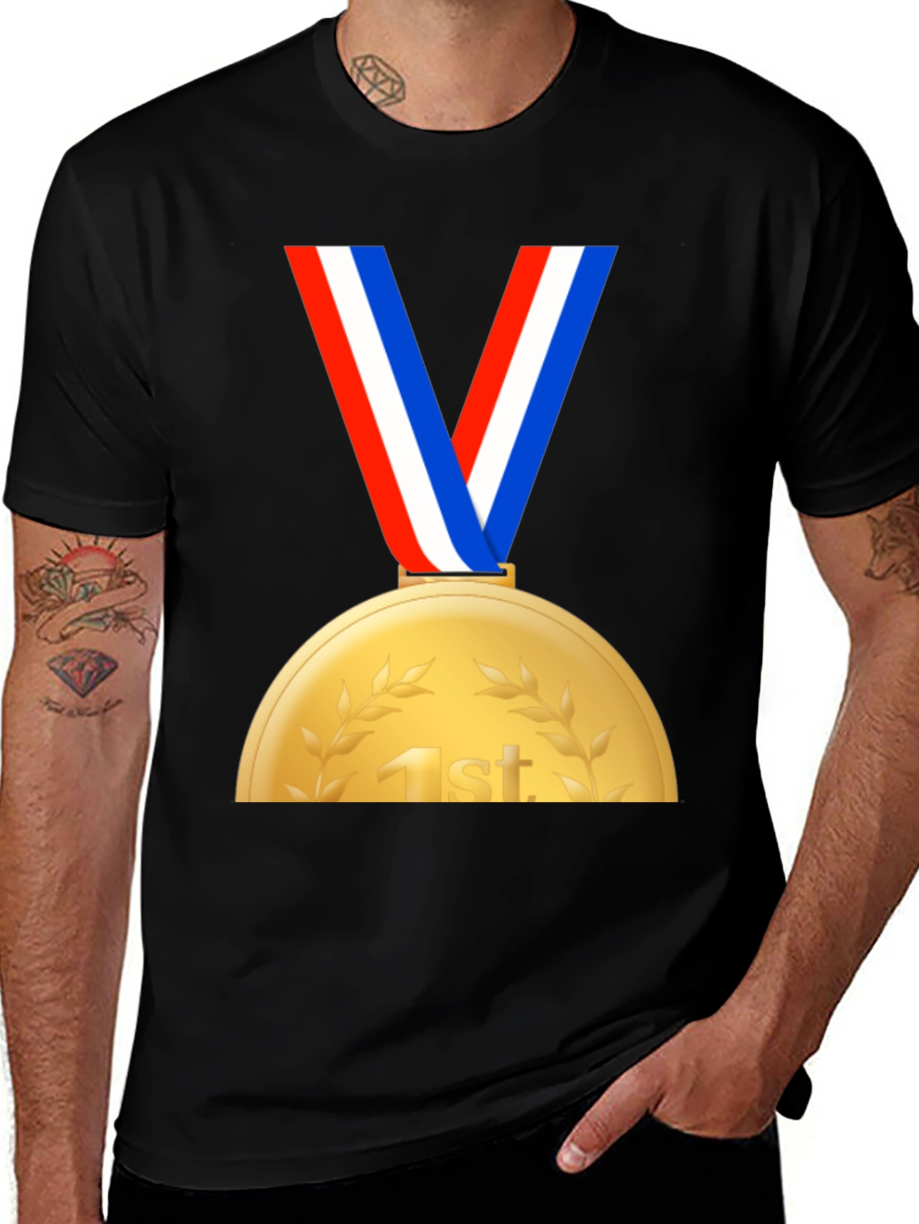 1st Place Medal Graphic Tee - Winners Style