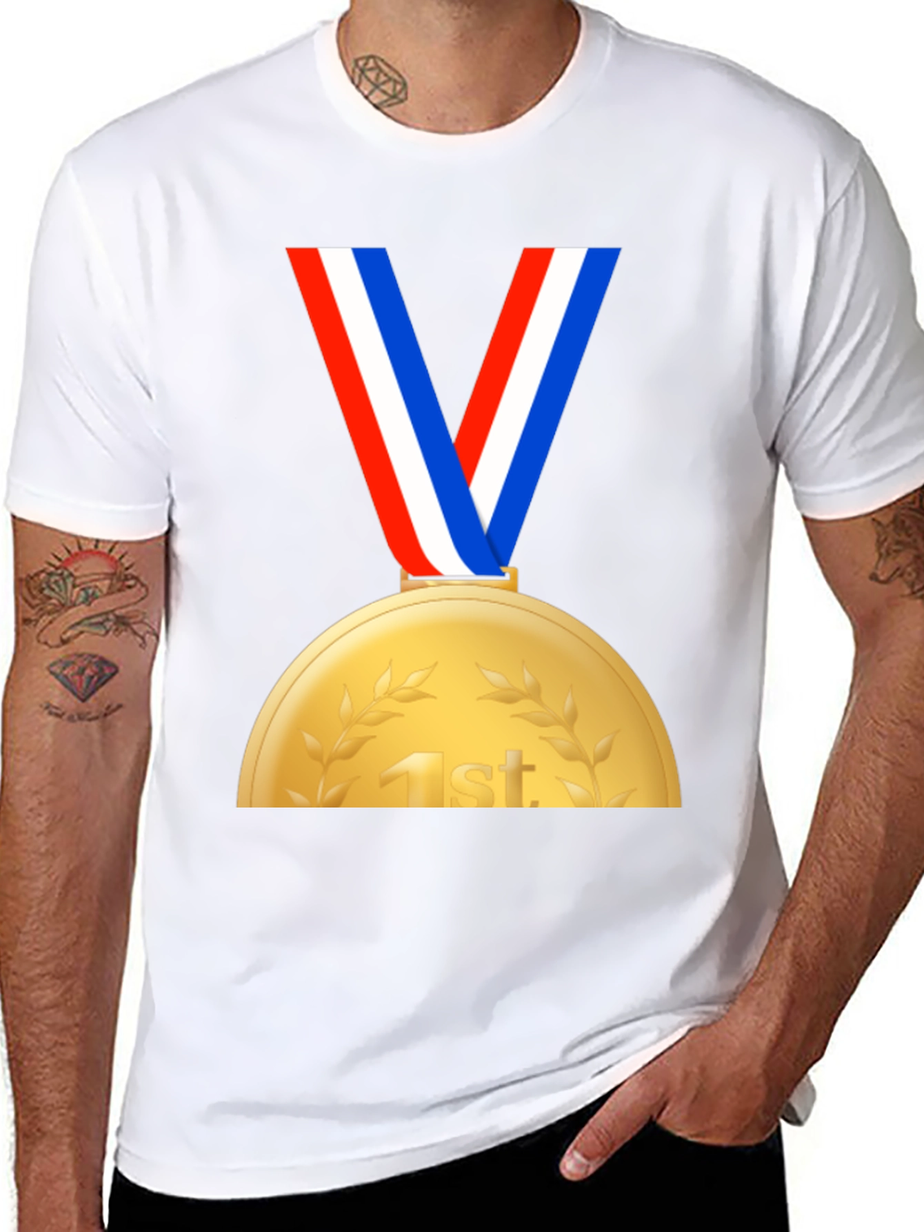 1st Place Medal Graphic Tee - Winners Style