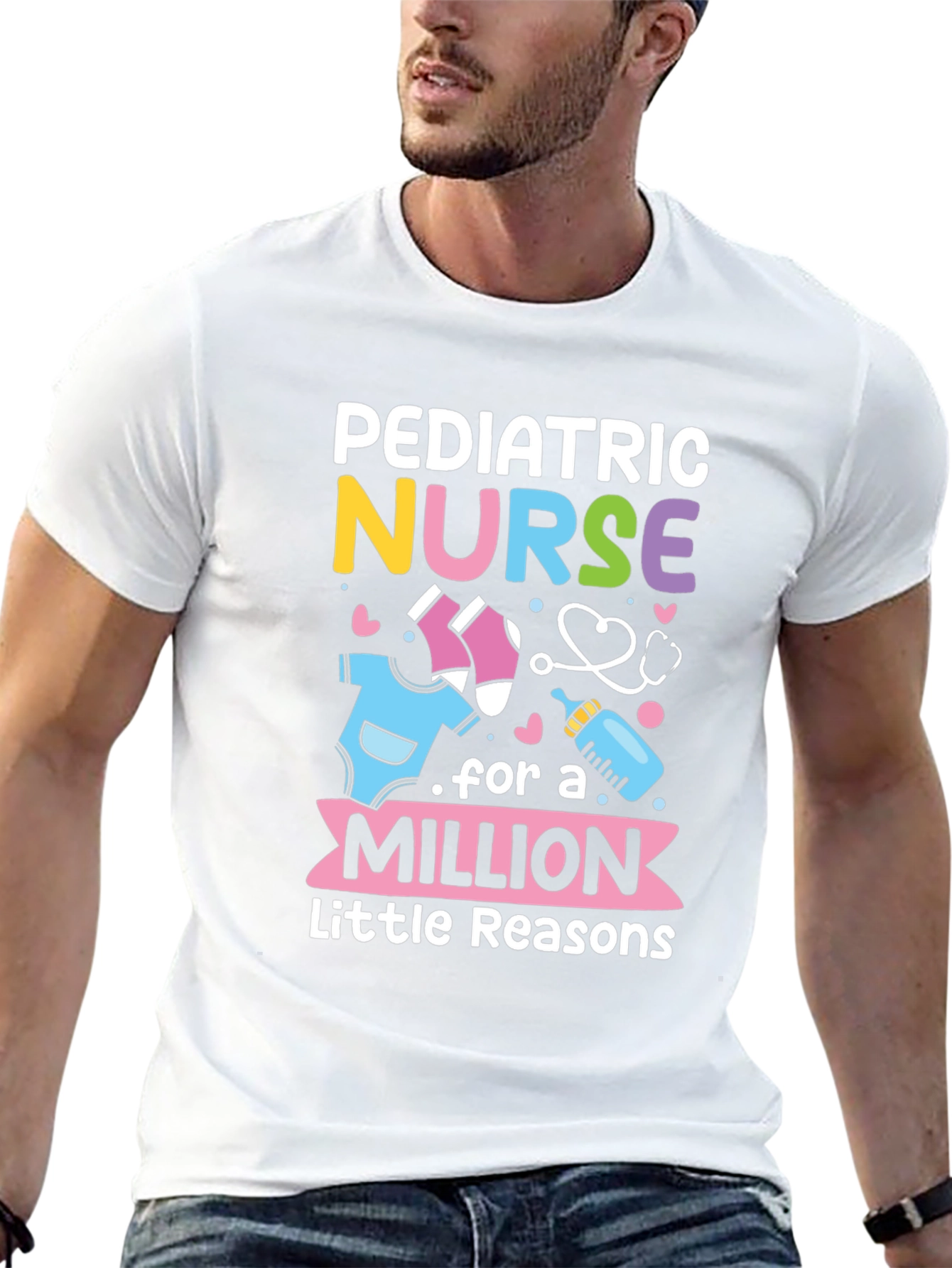 Pediatric Nurse T-Shirt - A Million Little Reasons