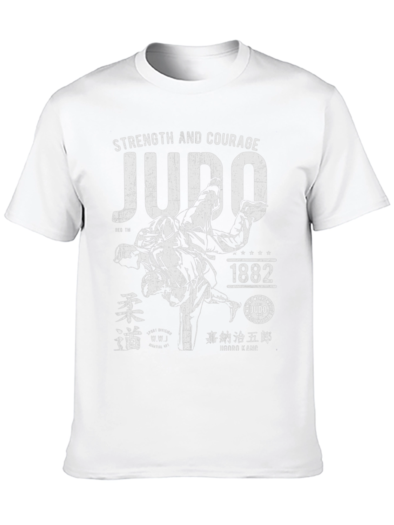 Judo Strength and Courage Graphic T-Shirt