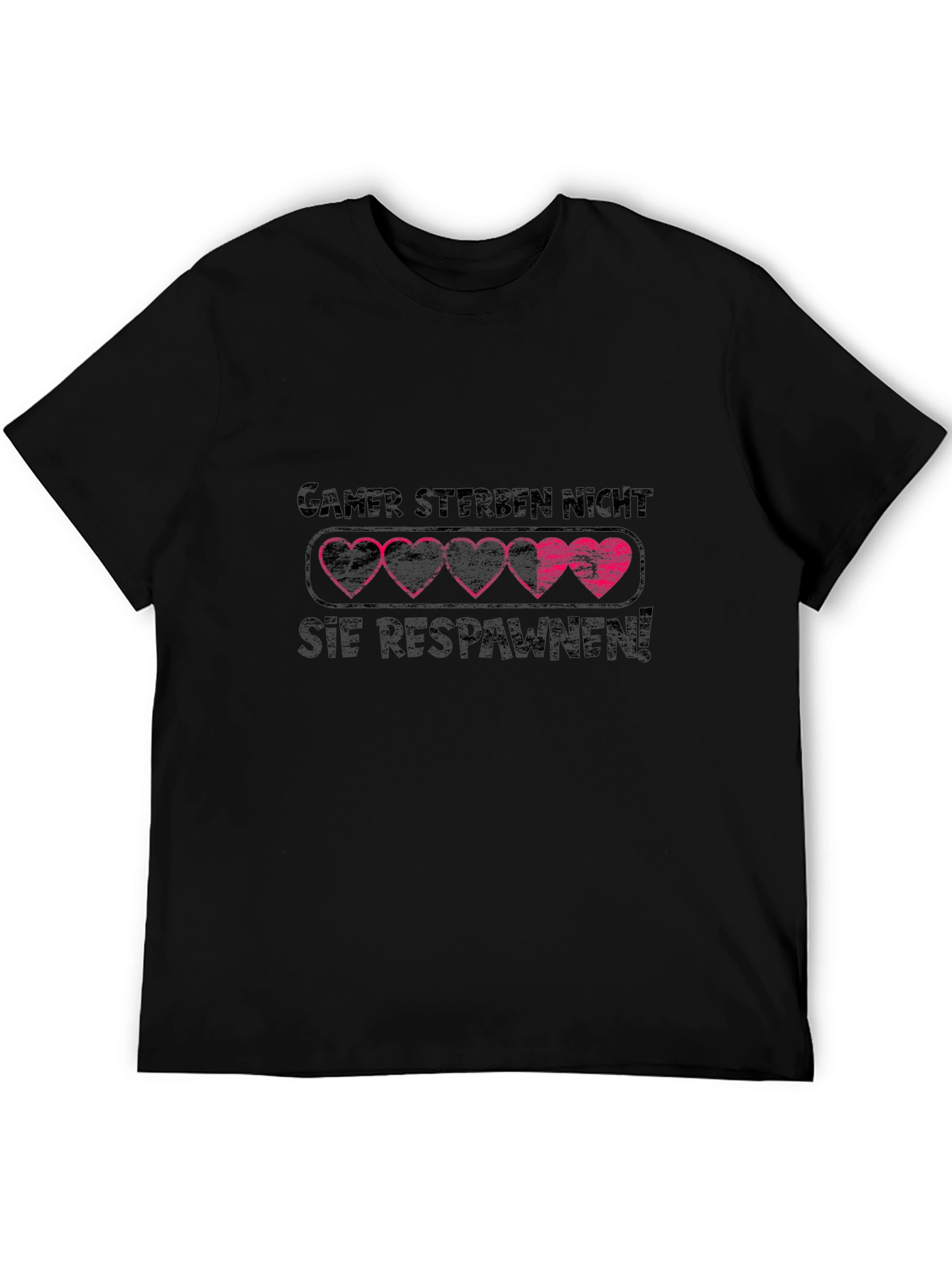 Gamer Respawn Black T-Shirt