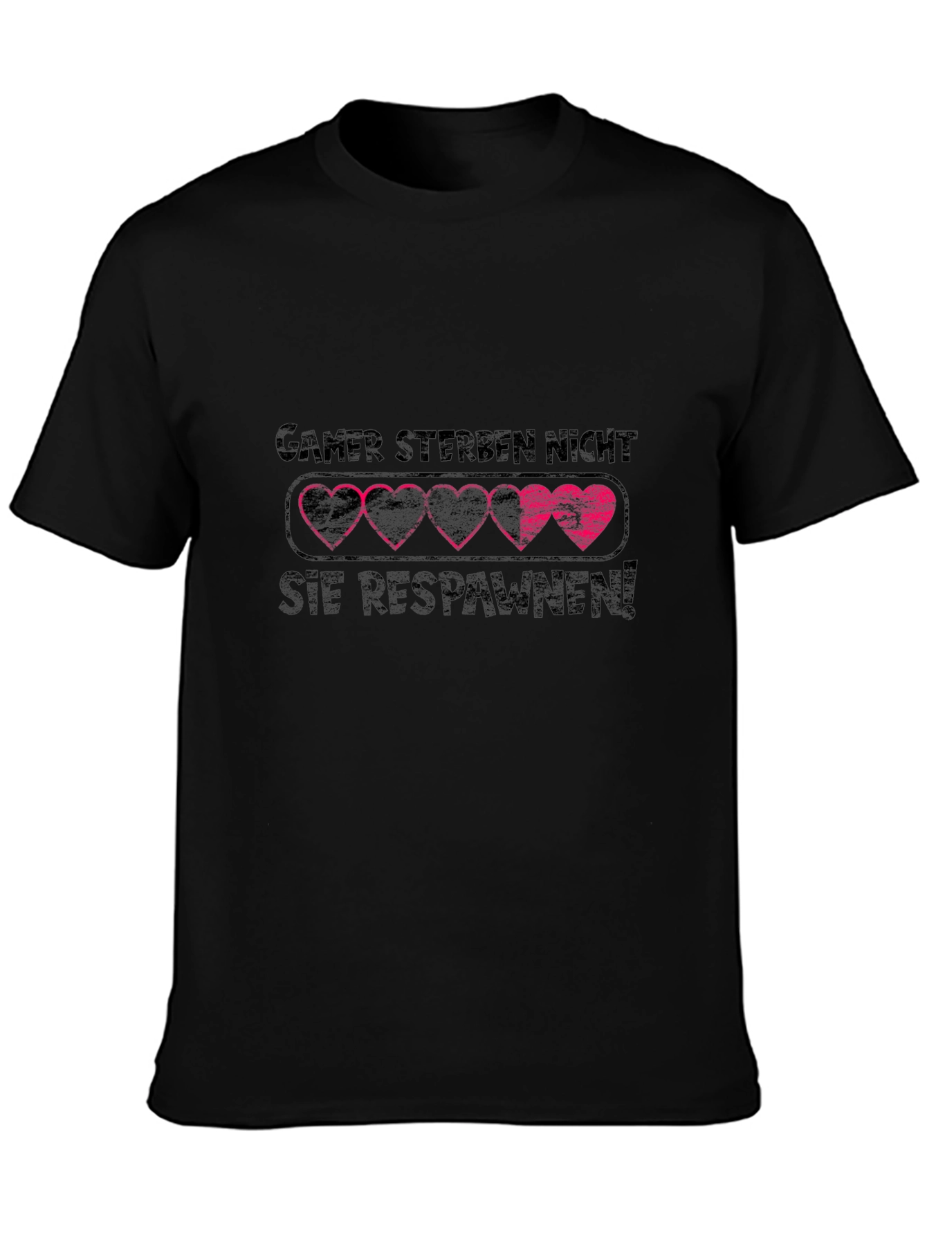 Gamer Respawn Black T-Shirt