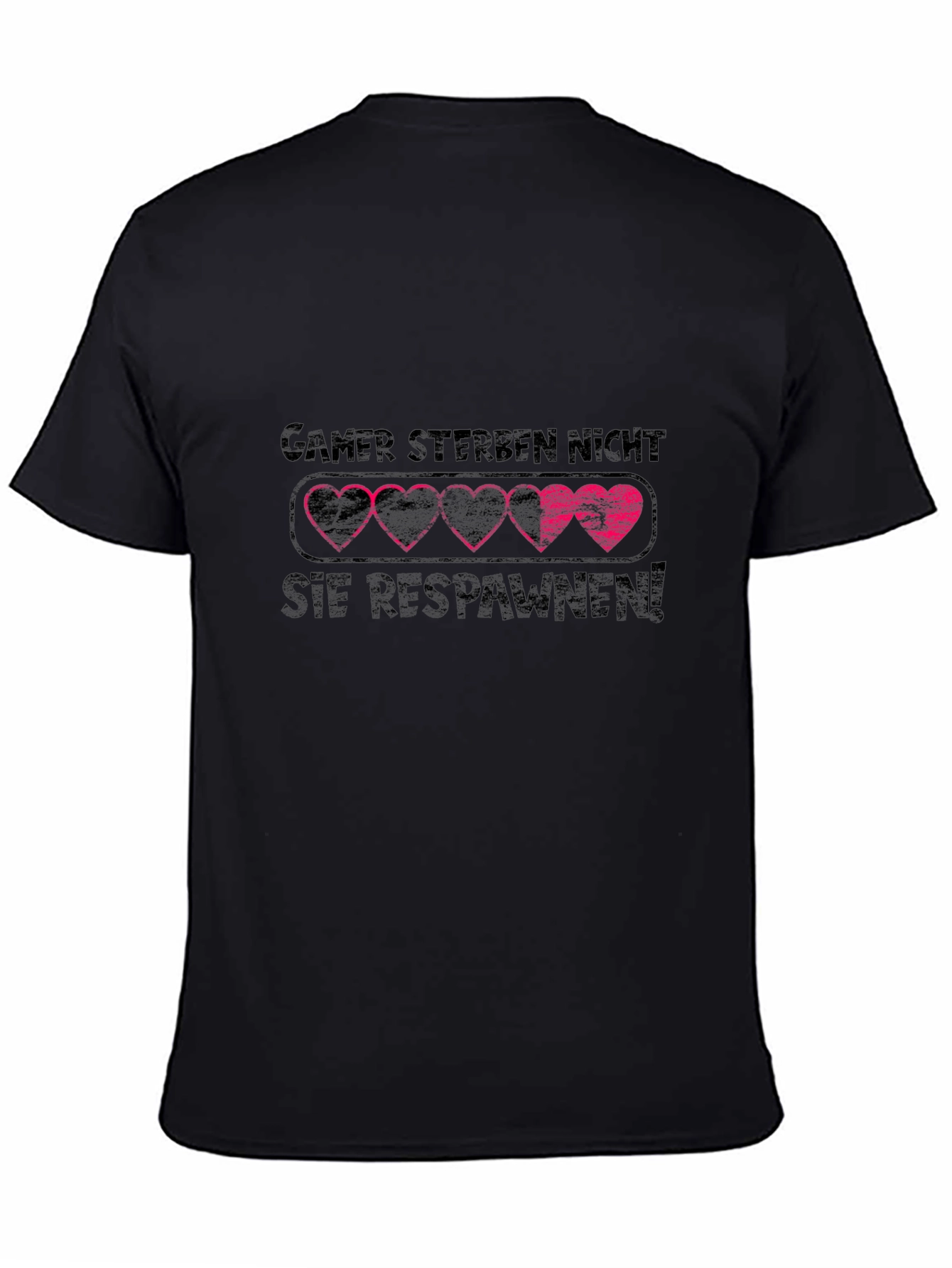 Gamer Respawn Black T-Shirt