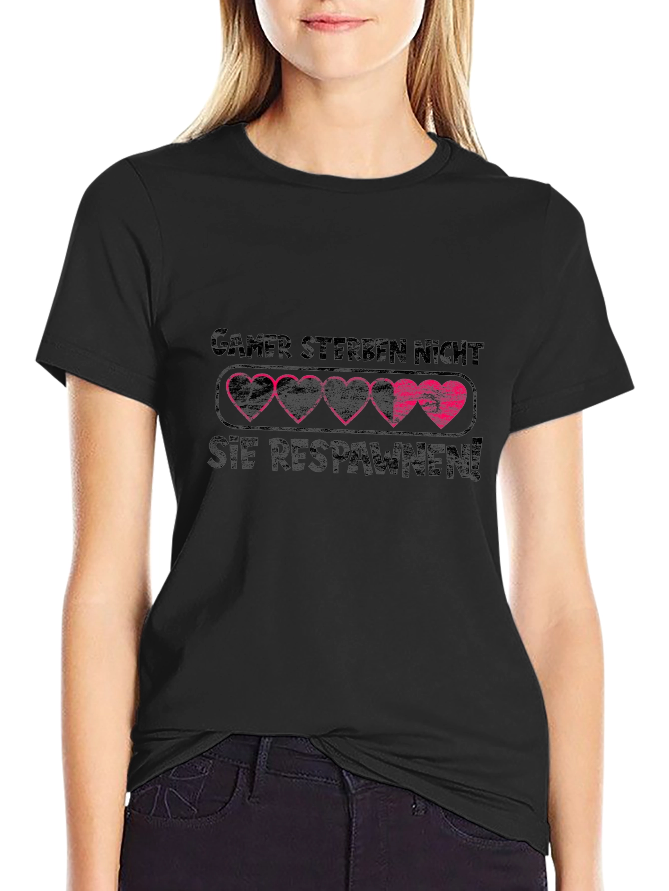 Gamer Respawn Black T-Shirt