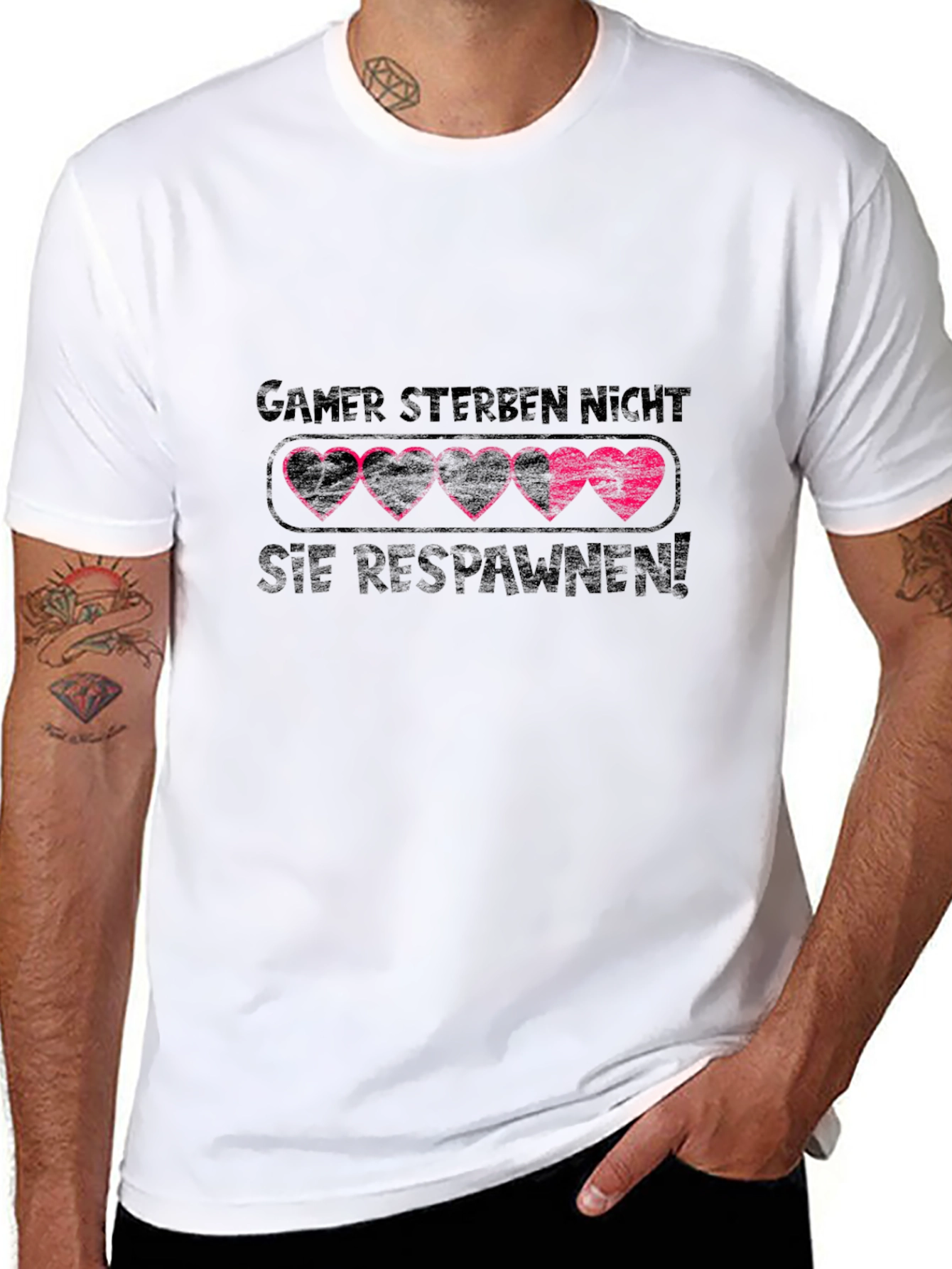 Gamer Respawn Black T-Shirt