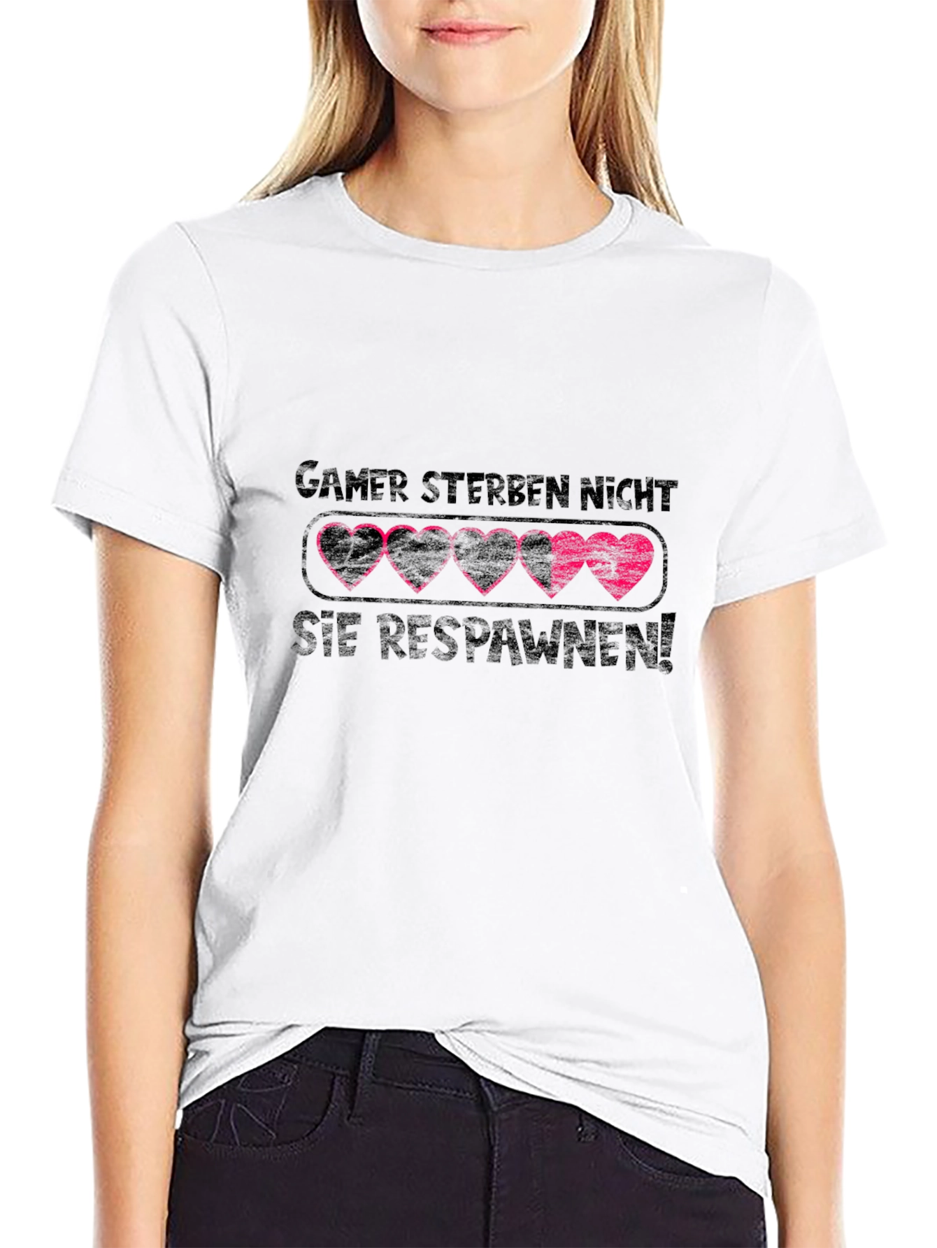 Gamer Respawn Black T-Shirt