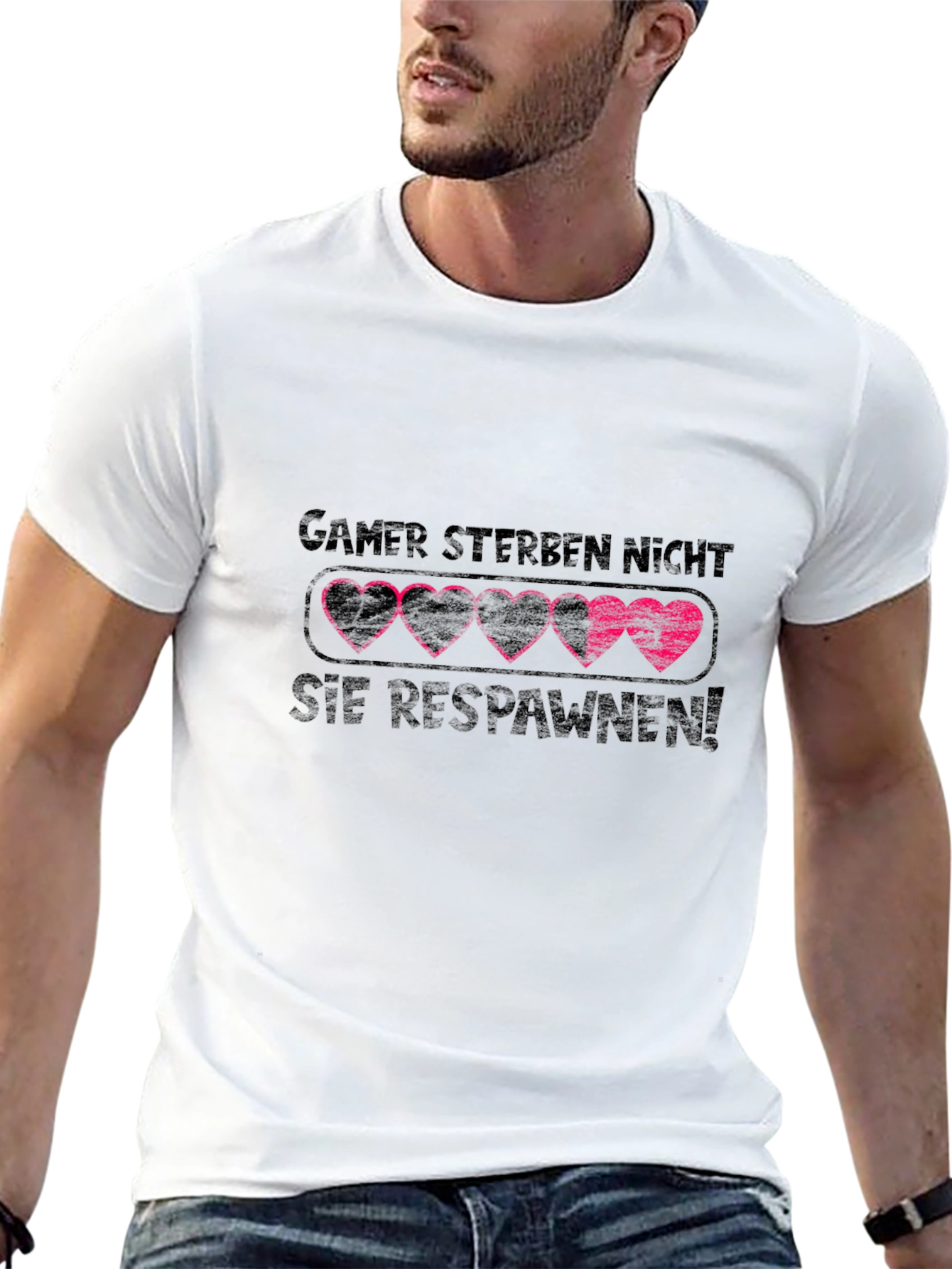 Gamer Respawn Black T-Shirt
