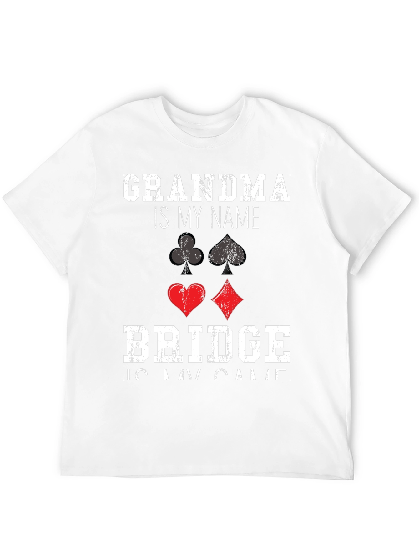 Grandma Bridge Player T-Shirt