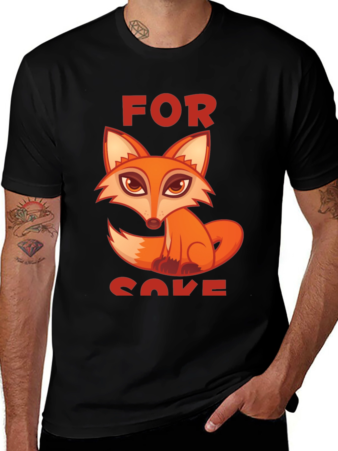 For Fox Sake T-Shirt - Novelty Design