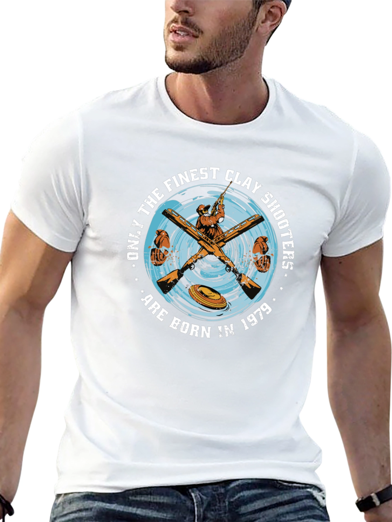 Finest Clay Shooters T-Shirt - Born in 1979