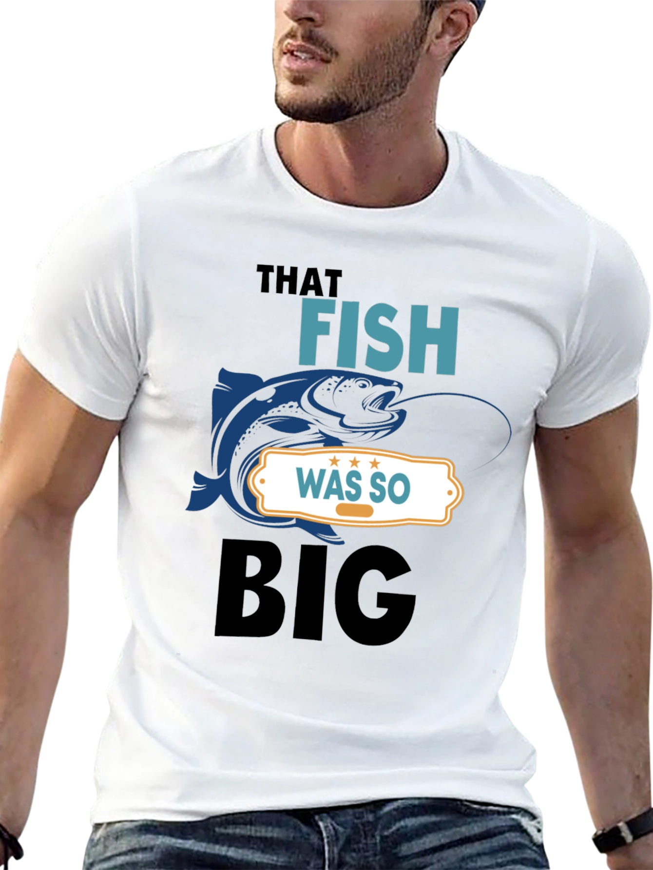 That Fish Was So Big Graphic Tee