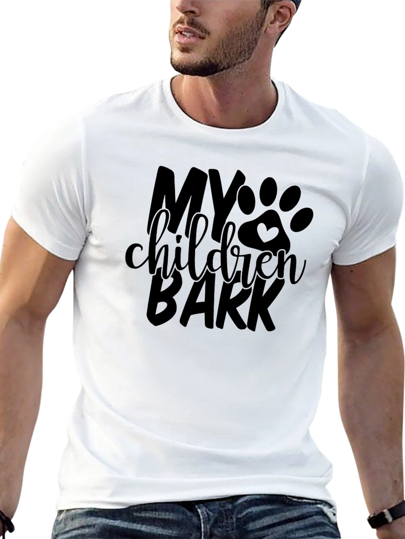 My Children Bark Black T-Shirt
