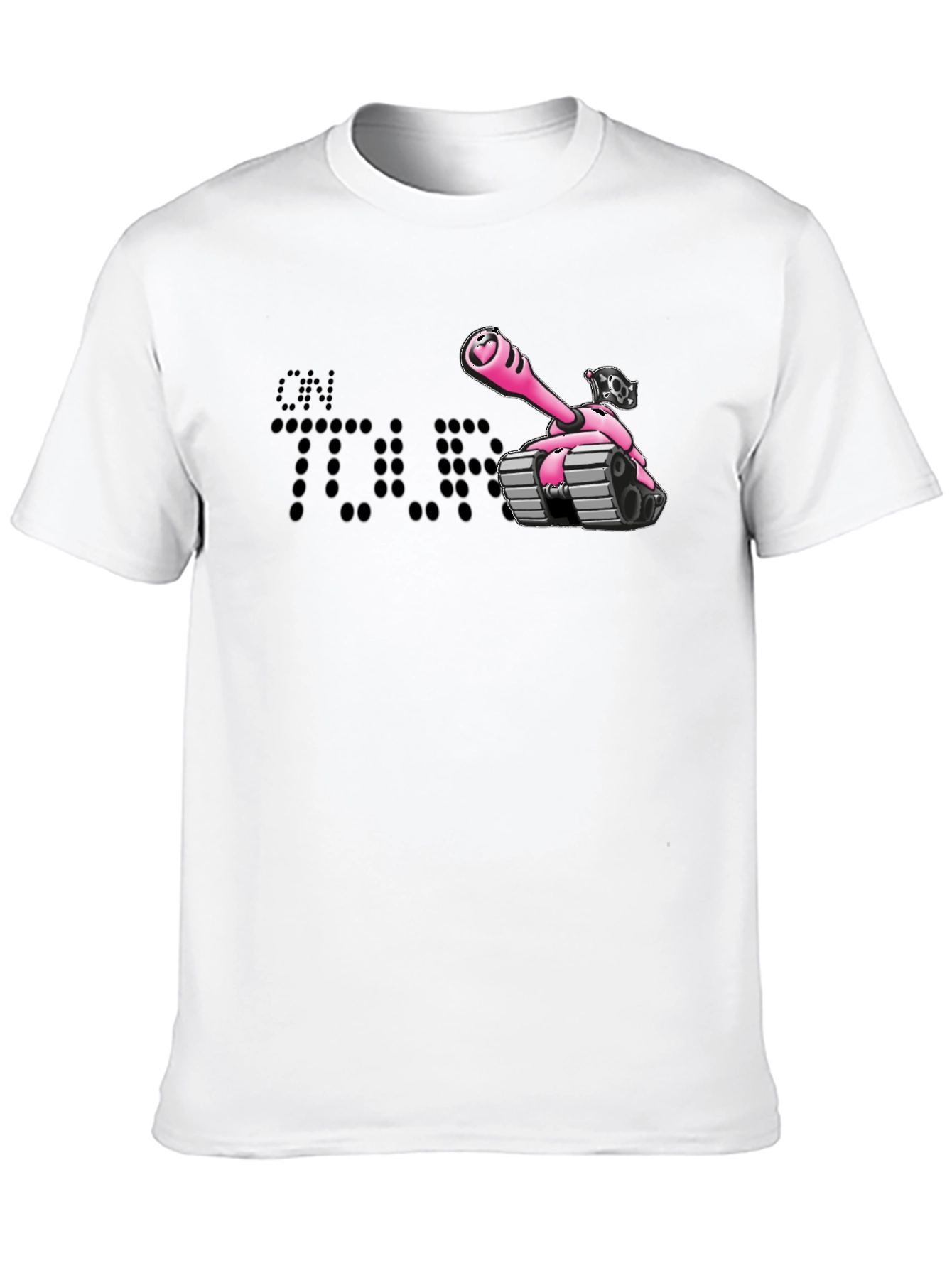 On Tour Tank Graphic Tee - Black