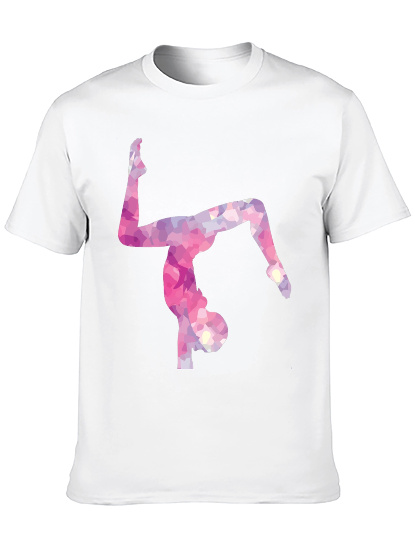 Gymnast Silhouette Graphic Tee - Stylish & Unique