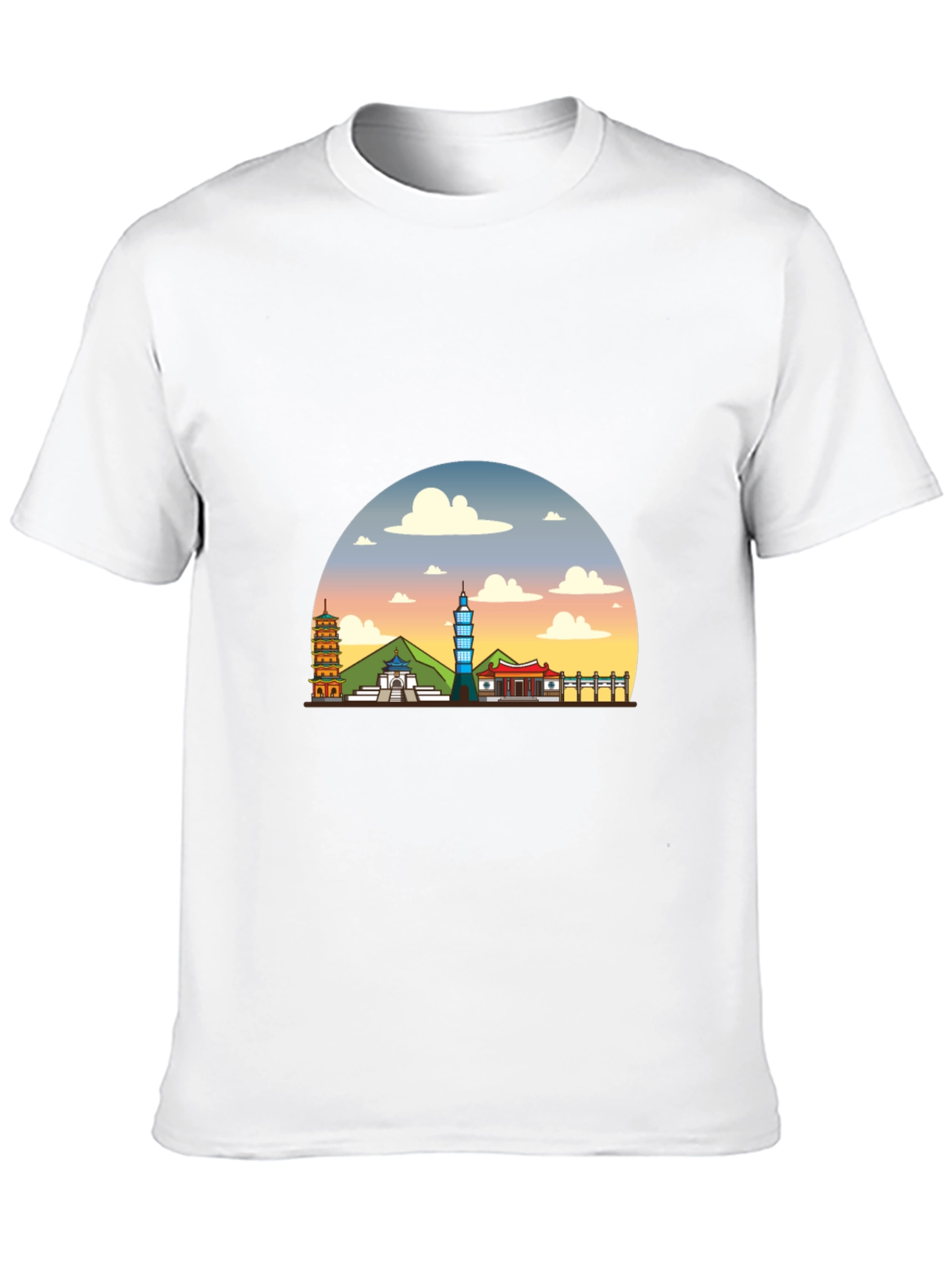 Taiwan Skyline Graphic Tee