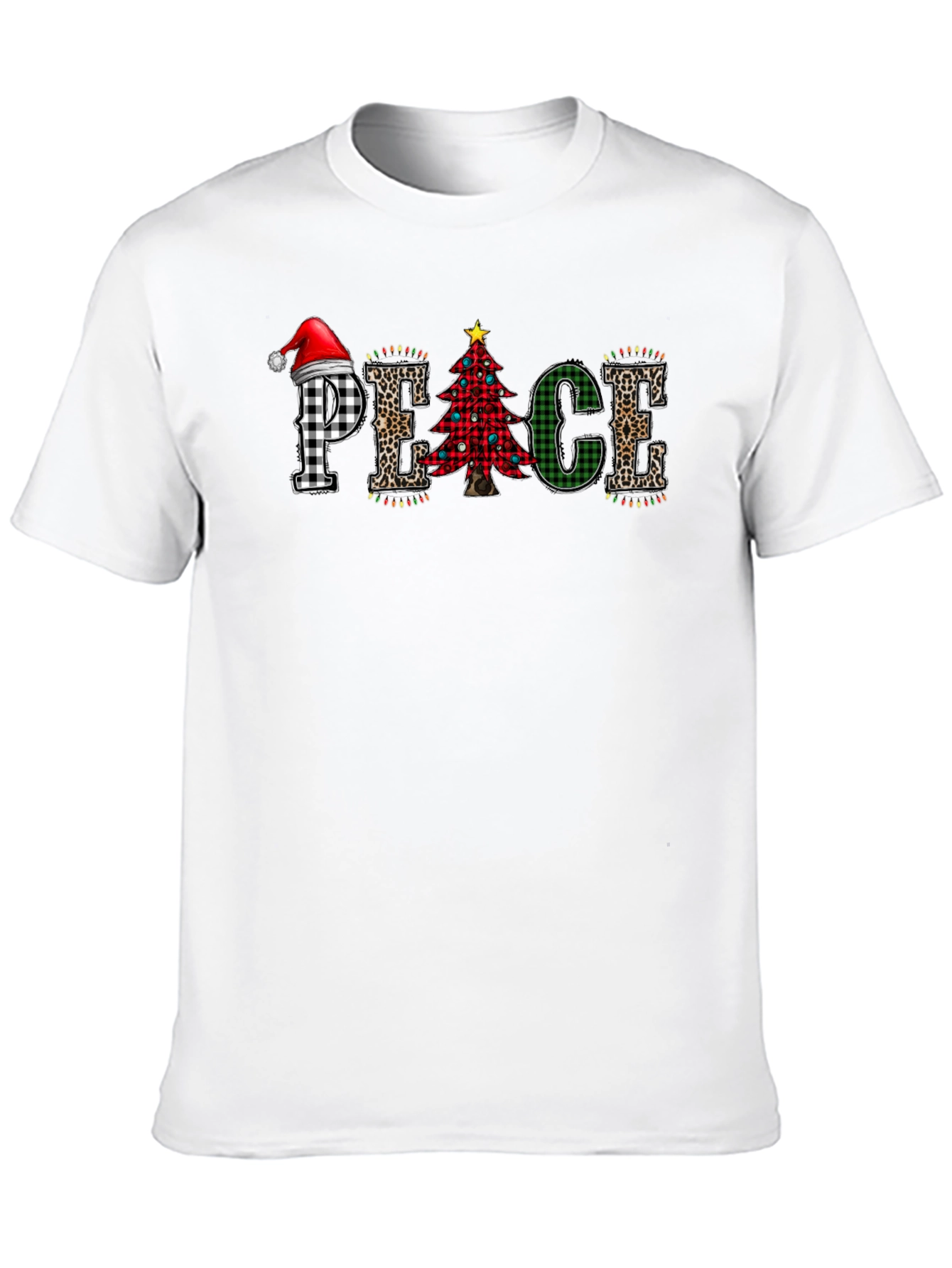 Festive Christmas PEACE T-Shirt