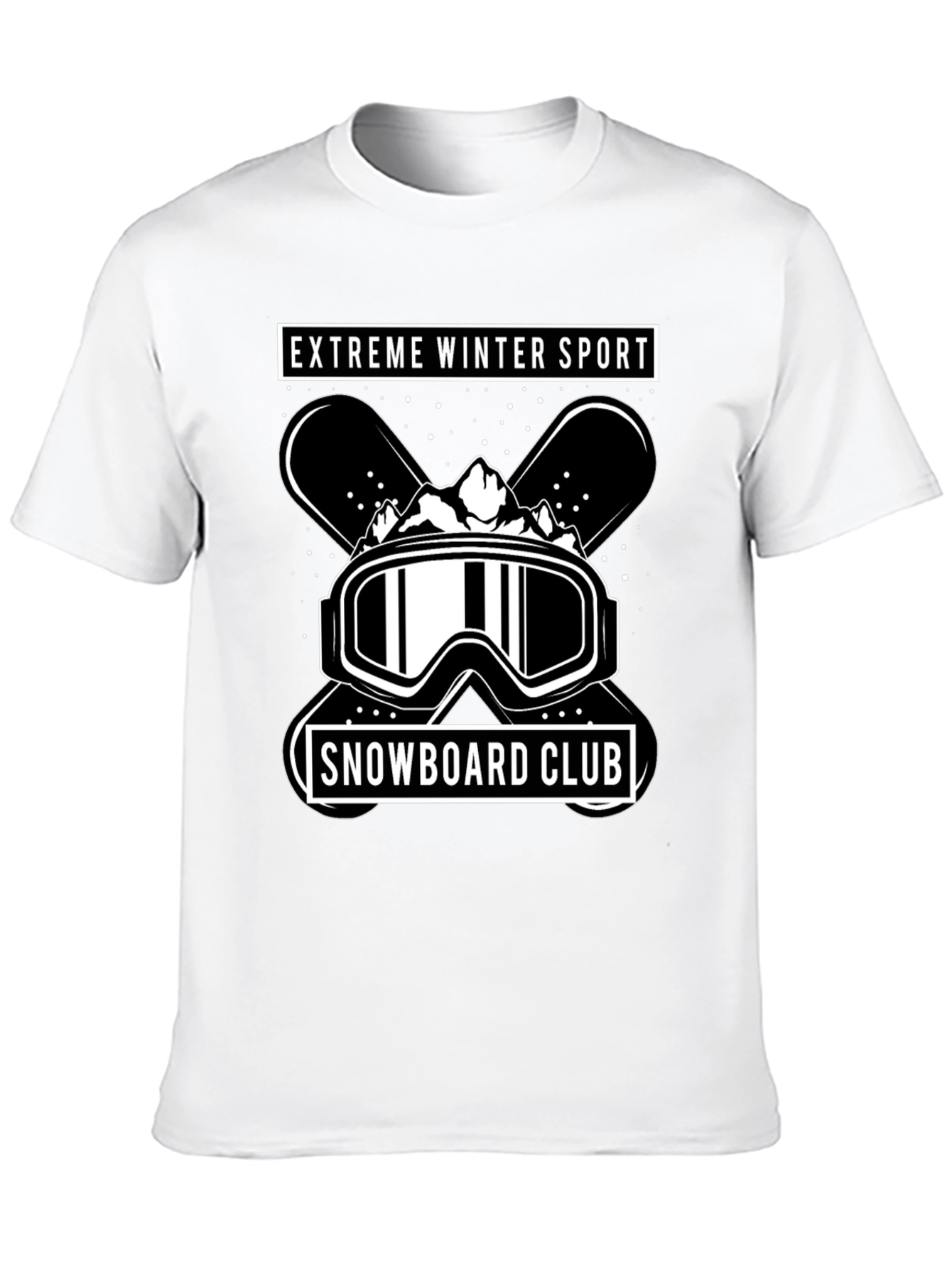 Extreme Winter Sport Snowboard Club T-Shirt