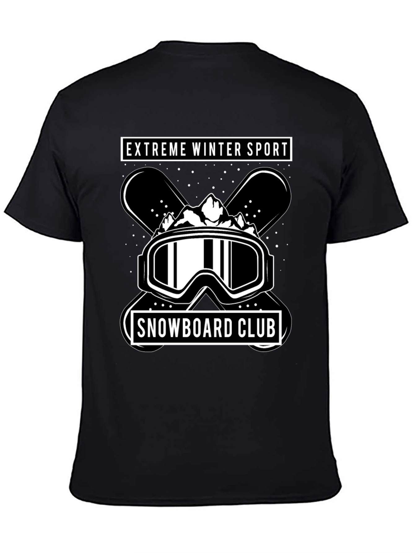 Extreme Winter Sport Snowboard Club T-Shirt