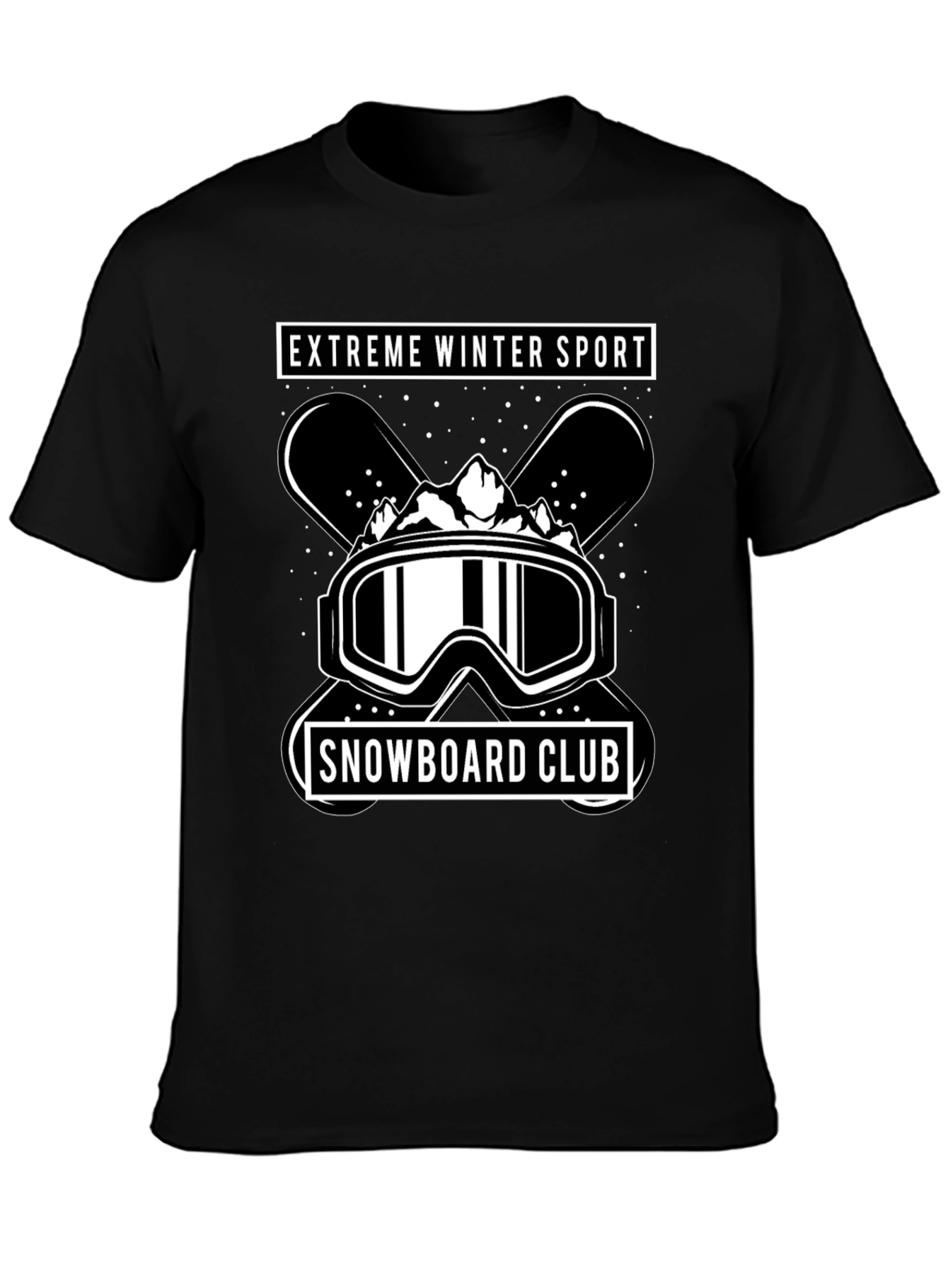 Extreme Winter Sport Snowboard Club T-Shirt