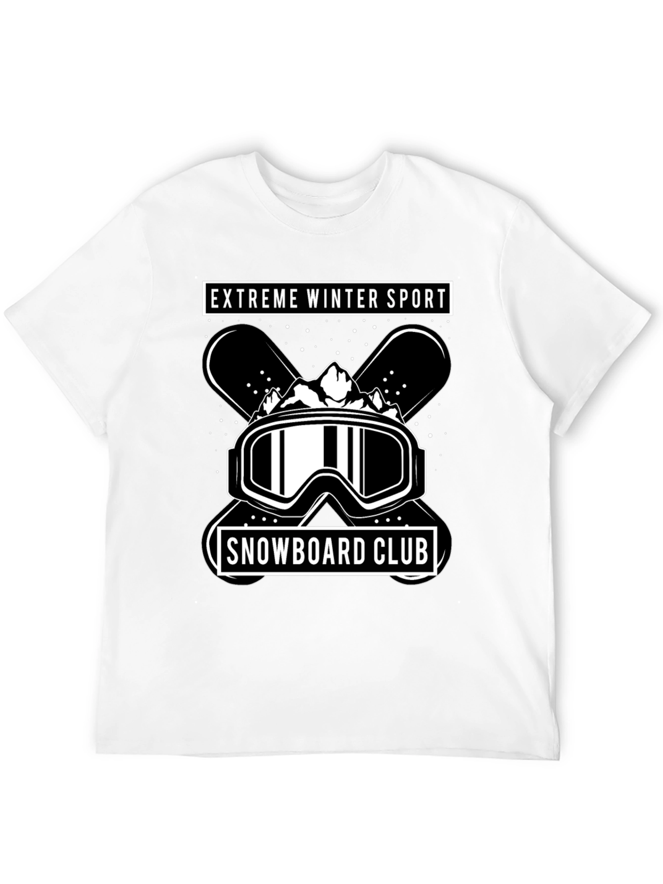 Extreme Winter Sport Snowboard Club T-Shirt