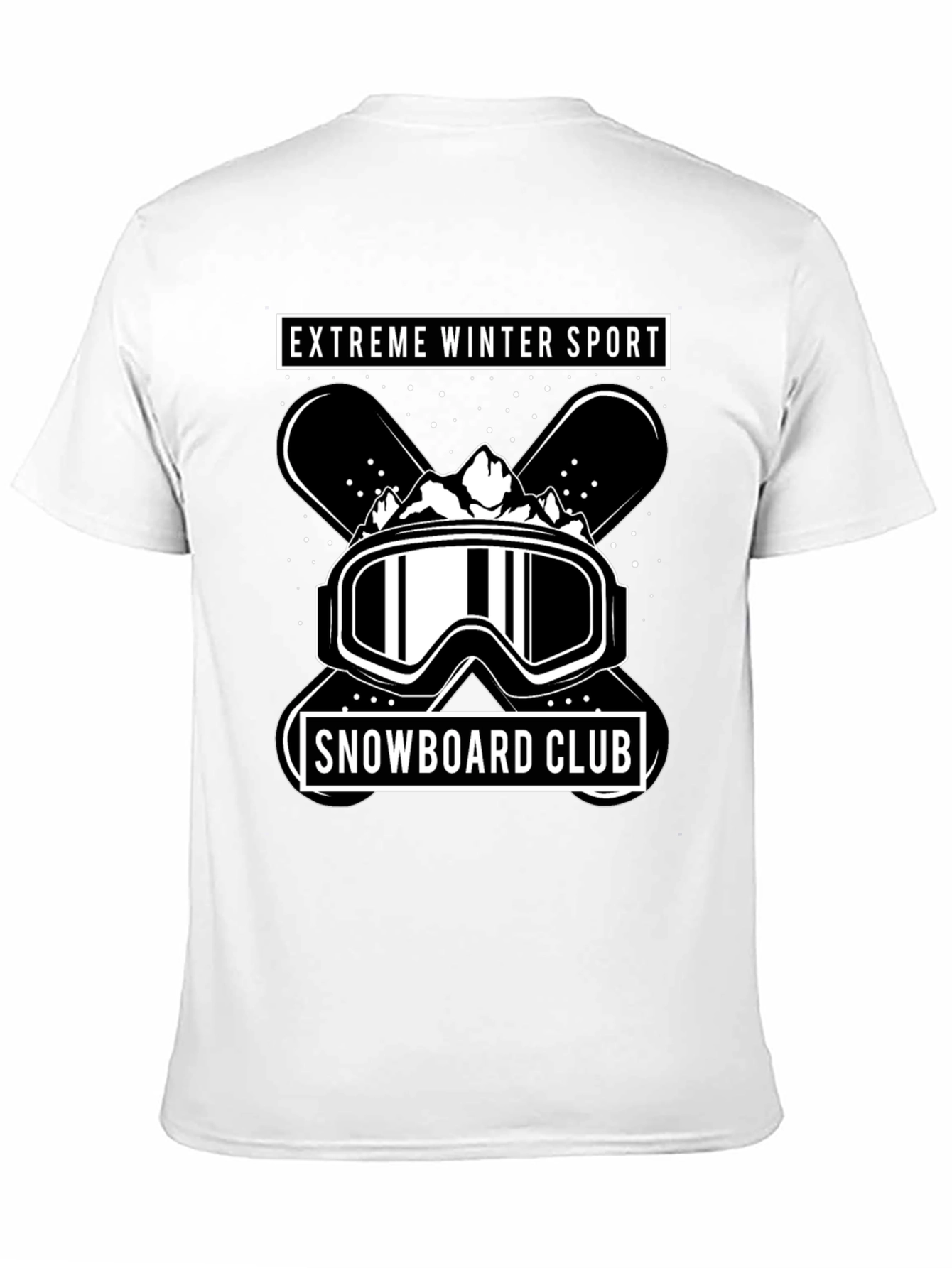 Extreme Winter Sport Snowboard Club T-Shirt